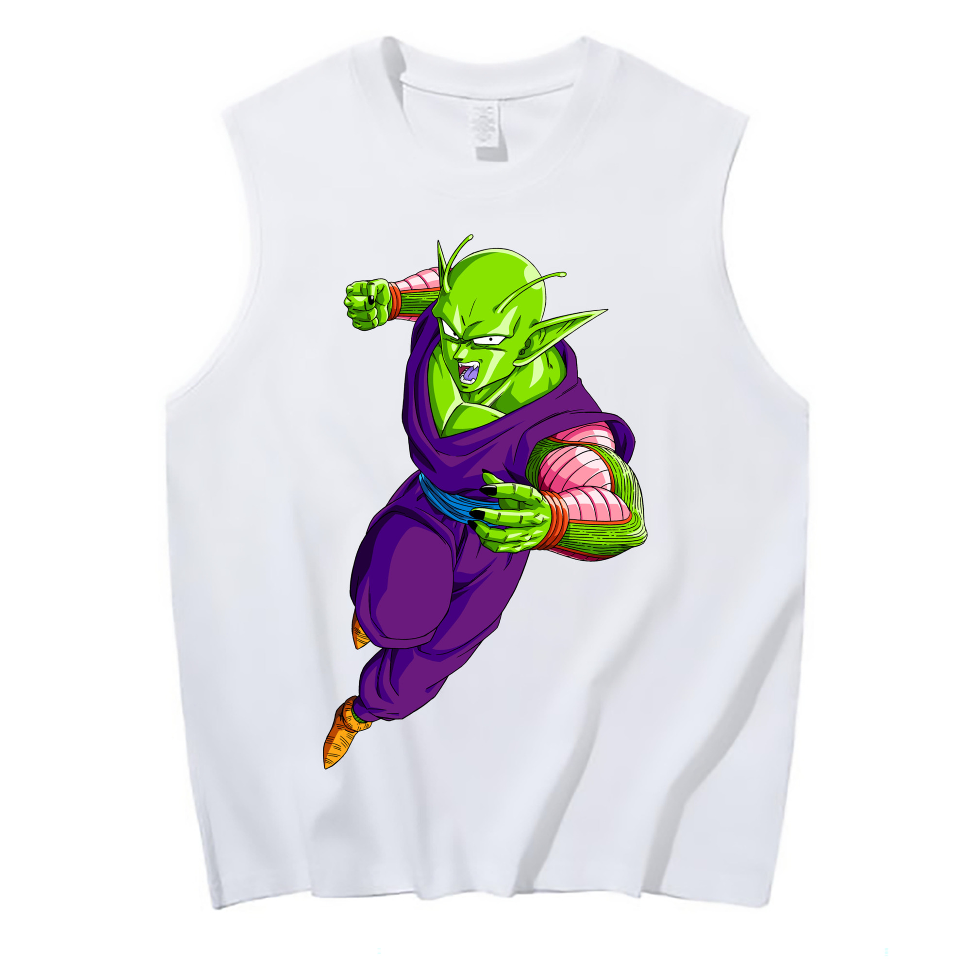 （画像用） ドラゴンボール ピッコロ DRAGON BALL Piccolo コットン100％タンクトップ（フロントプリント）