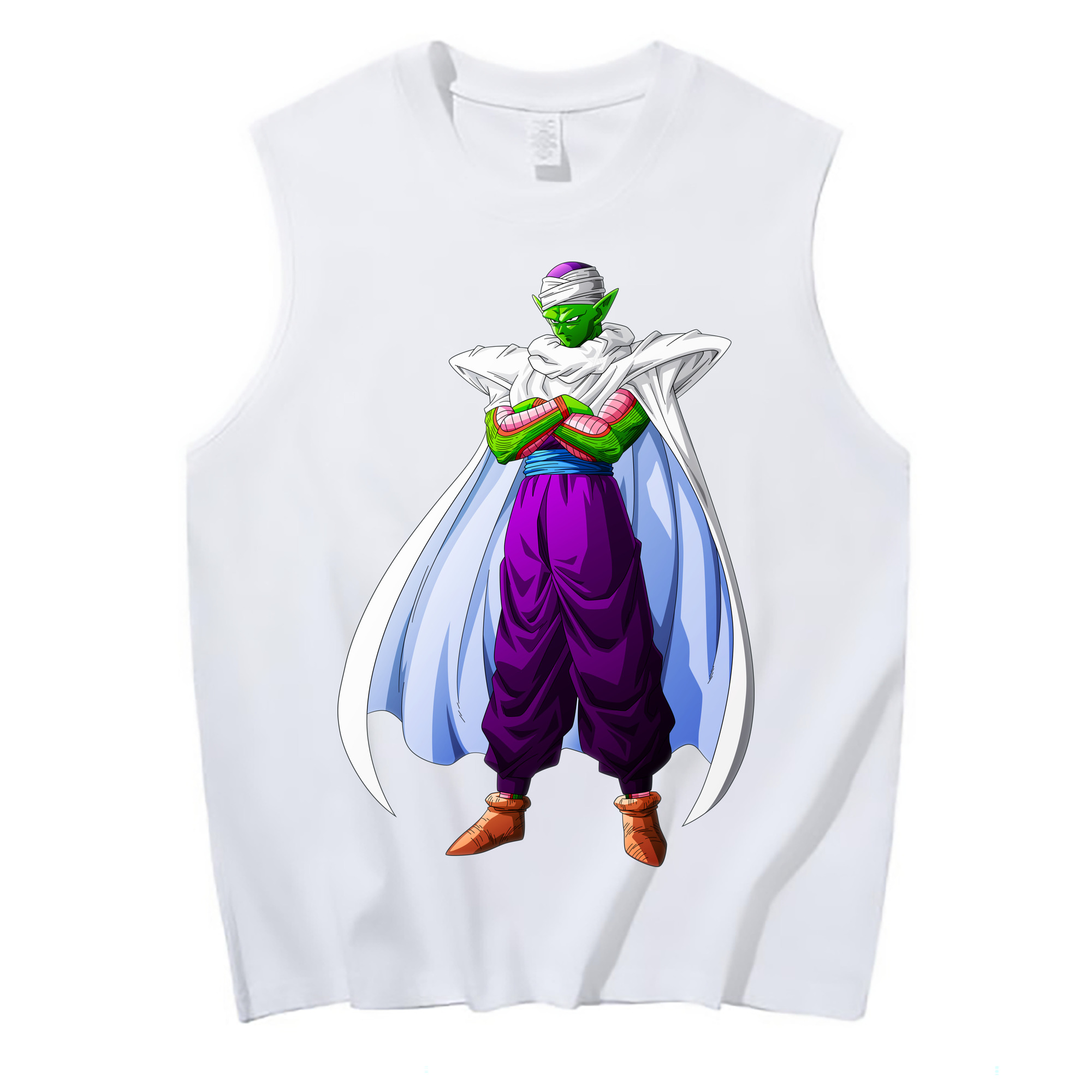 （画像用） ドラゴンボール ピッコロ DRAGON BALL Piccolo コットン100％タンクトップ（フロントプリント）