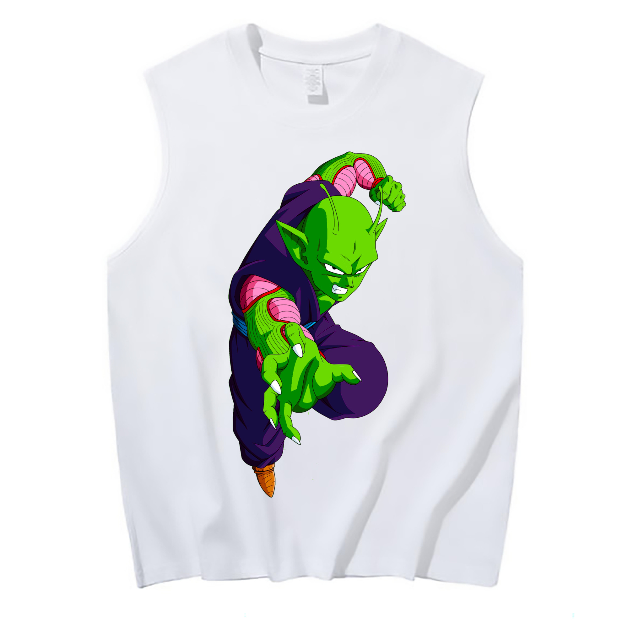 （画像用） ドラゴンボール ピッコロ DRAGON BALL Piccolo コットン100％タンクトップ（フロントプリント）