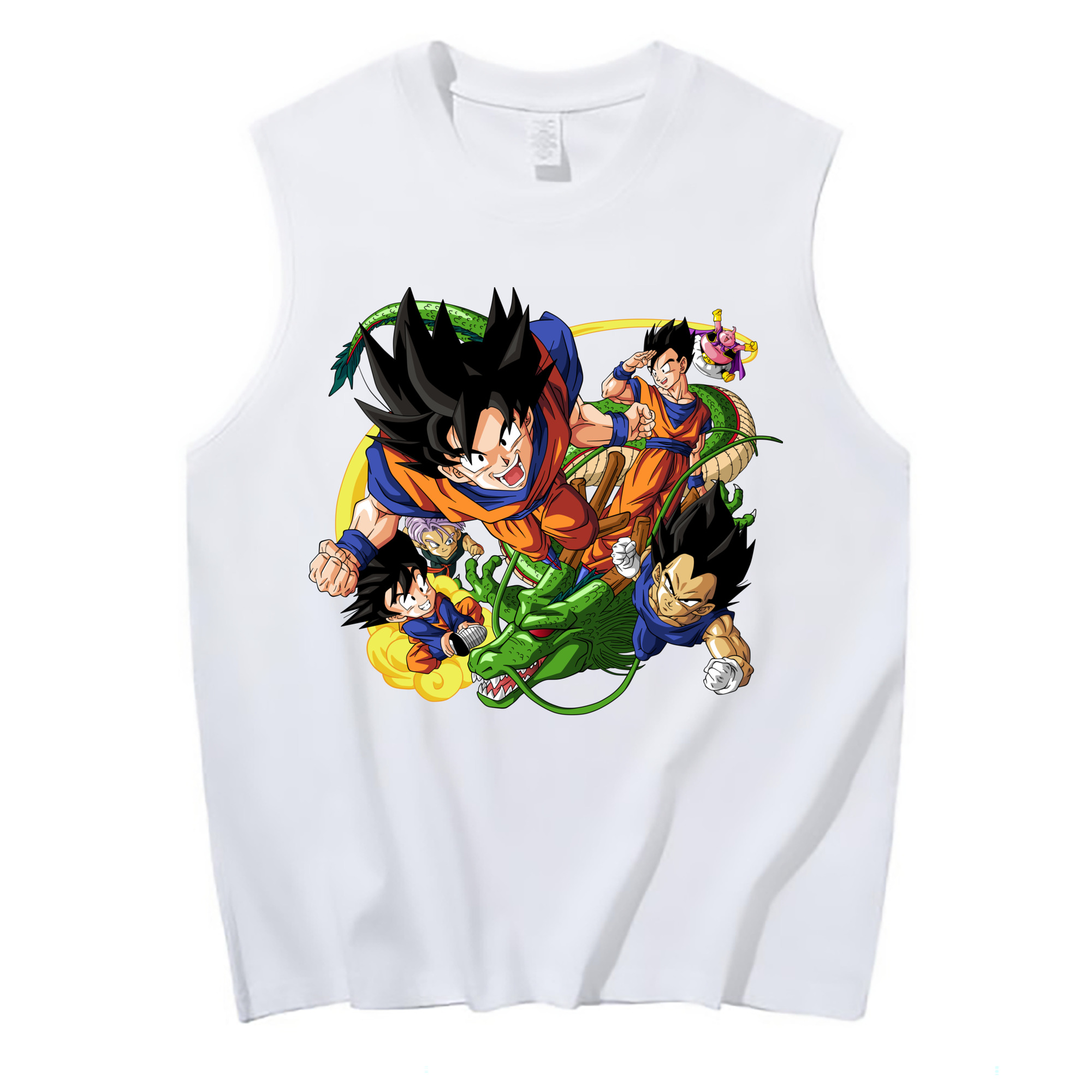 （画像用） ドラゴンボール DRAGON BALL コットン100％タンクトップ（フロントプリント）