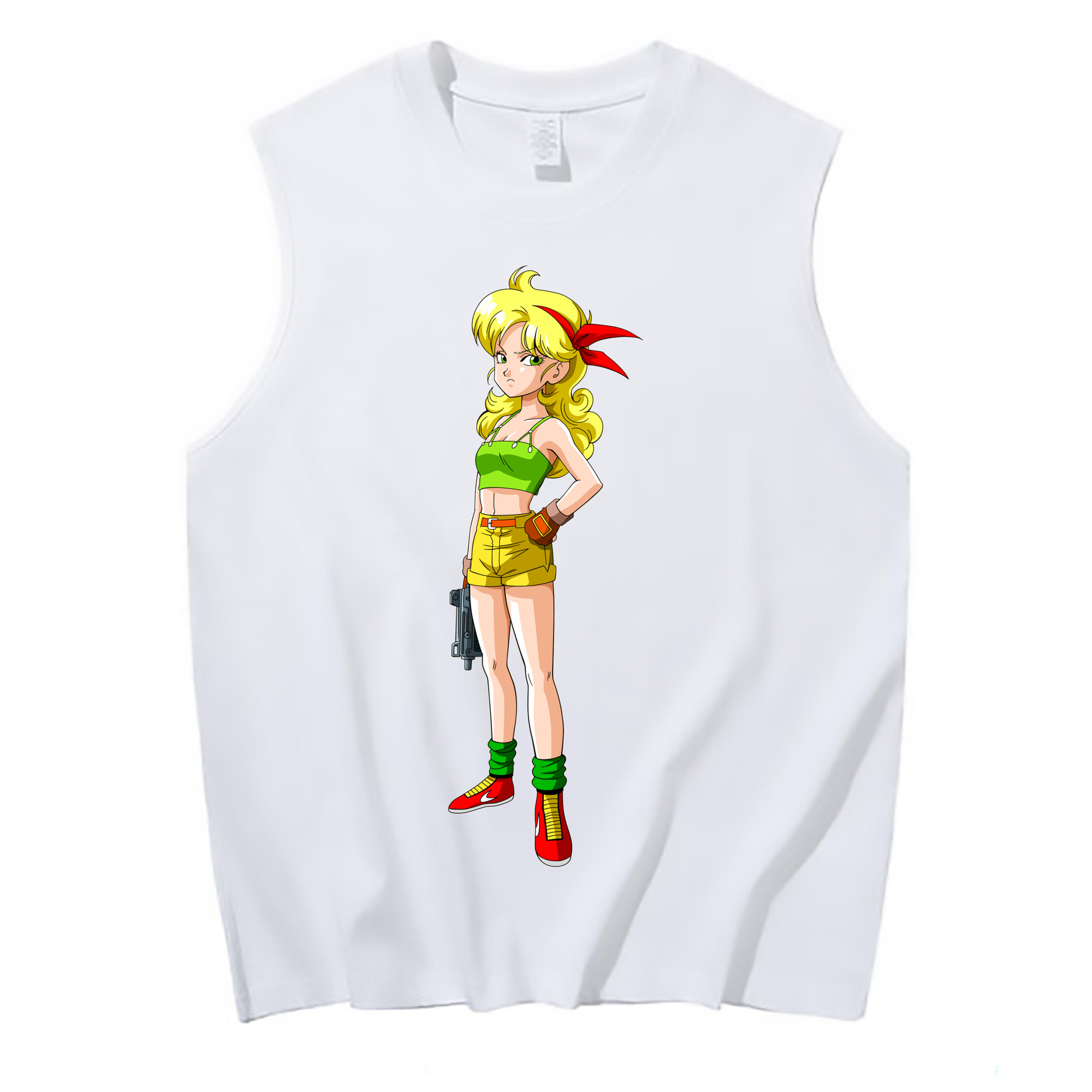 （画像用） ドラゴンボール DRAGON BALL コットン100％タンクトップ（フロントプリント）