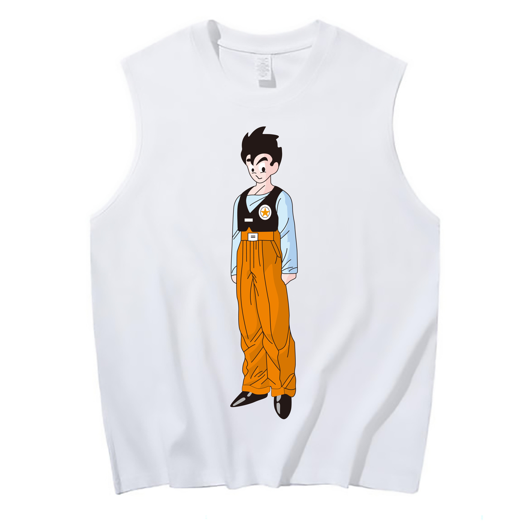（画像用） ドラゴンボール DRAGON BALL コットン100％タンクトップ（フロントプリント）