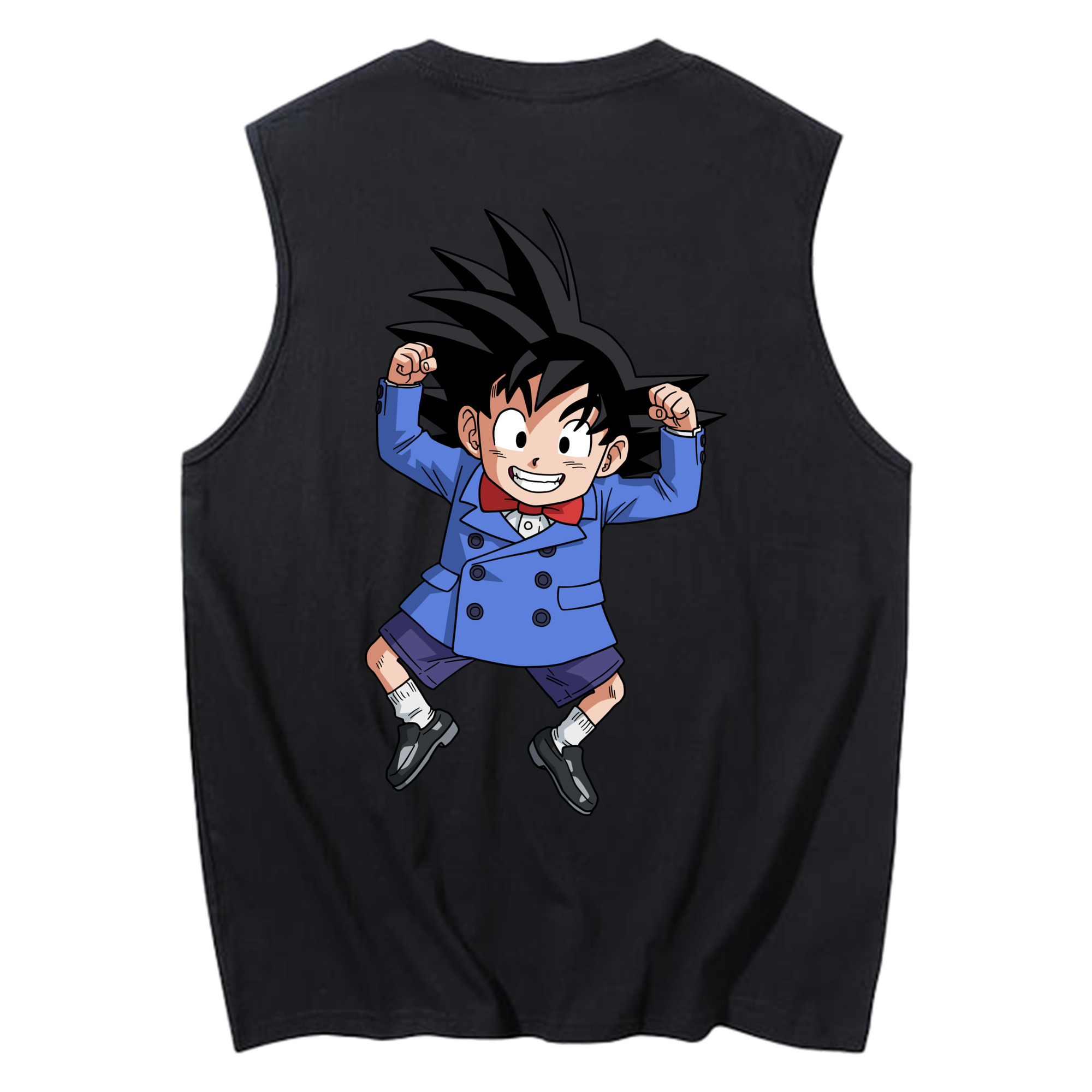 （画像用） ドラゴンボール 孫悟空（そん ごくう）Son Goku カカロット DRAGON BALL Kakarotto コットン100％タンクトップ（背面プリント）
