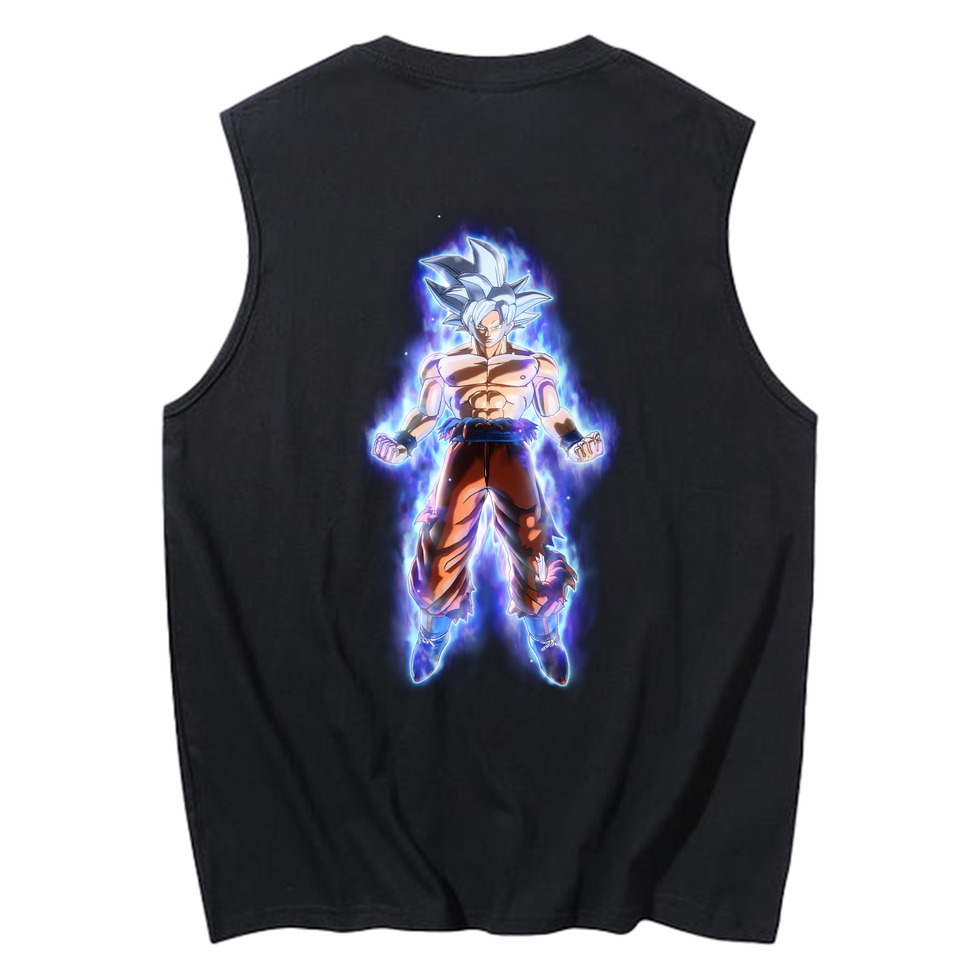 （画像用） ドラゴンボール 孫悟空（そん ごくう）Son Goku カカロット DRAGON BALL Kakarotto コットン100％タンクトップ（背面プリント）