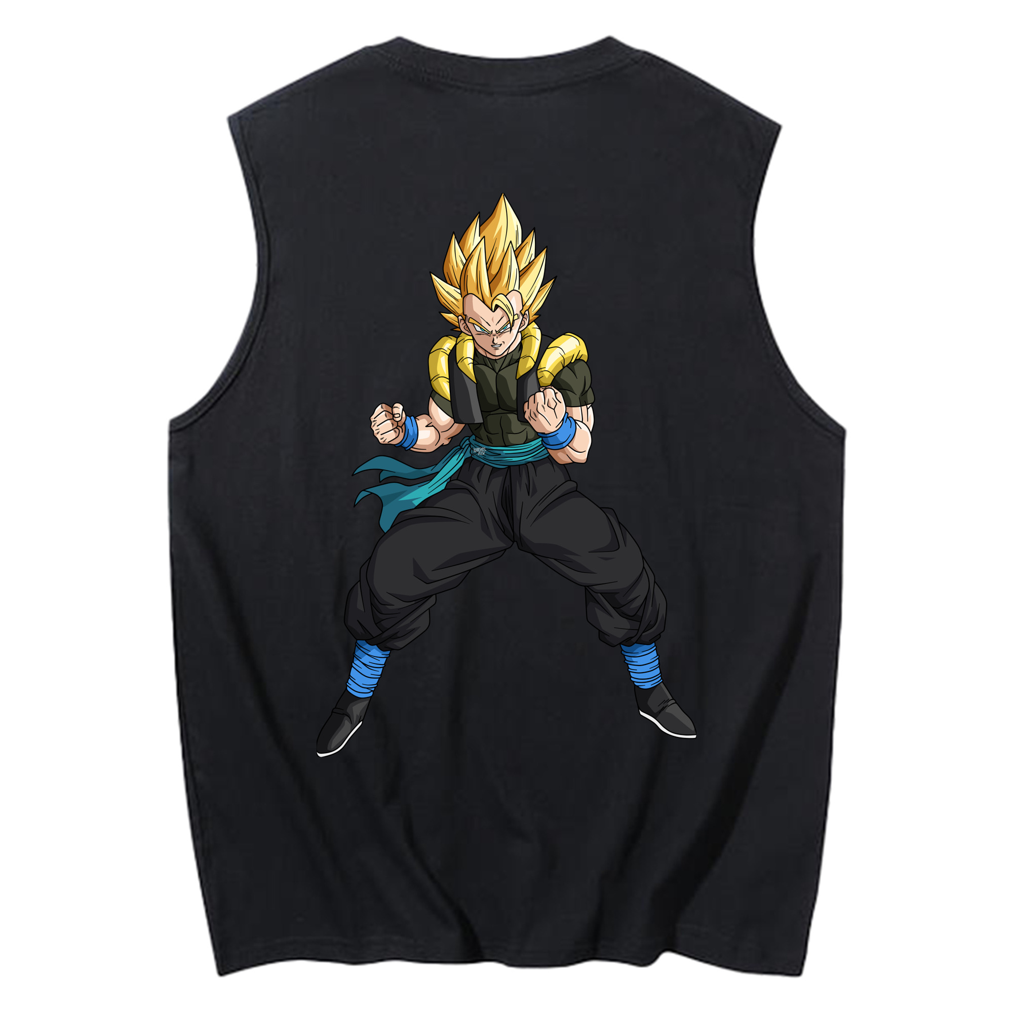 （画像用） ドラゴンボール ベジータ四世（Bejīta Yonsei）DRAGON BALL Vegeta IV コットン100％タンクトップ（背面プリント）