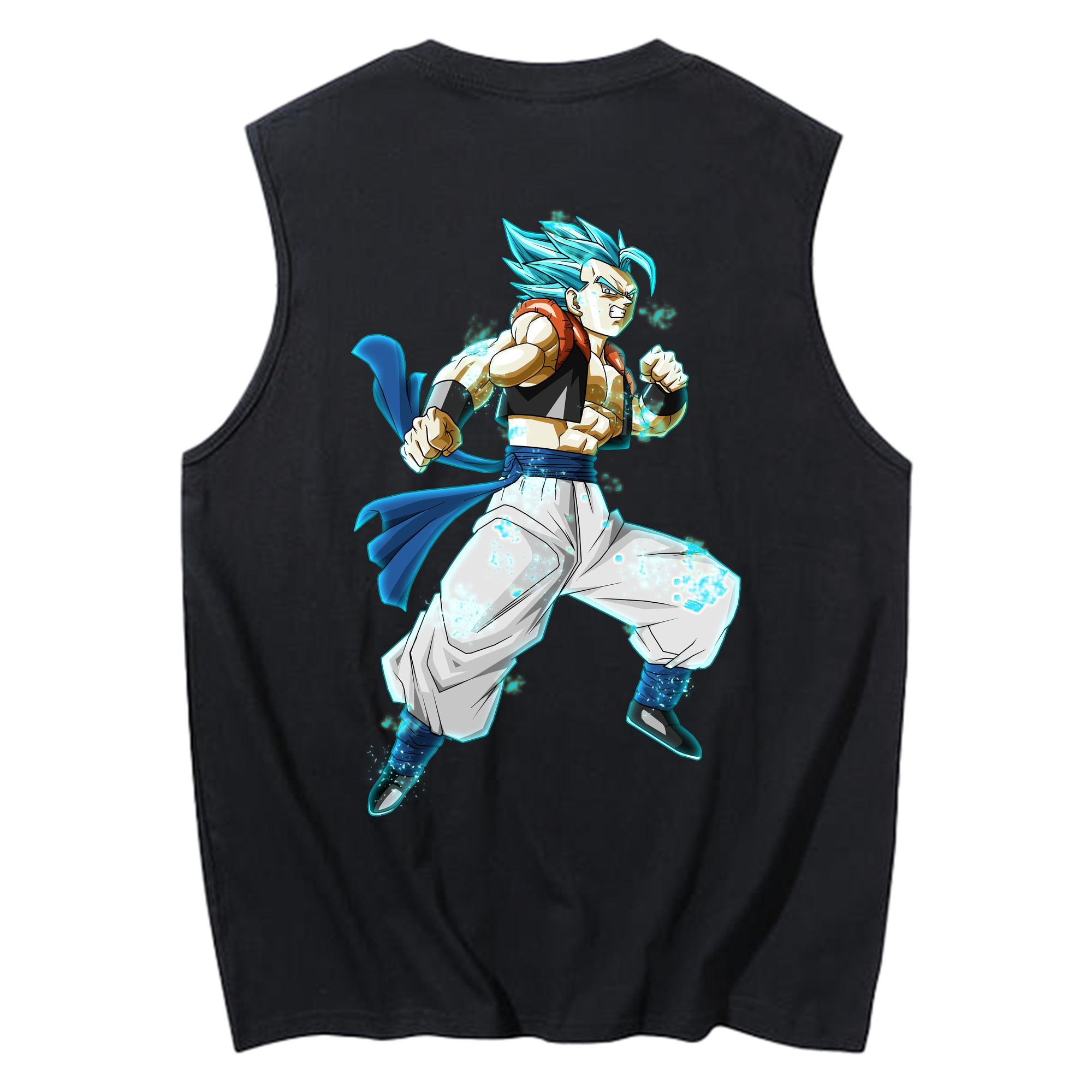 （画像用） ドラゴンボール ベジータ四世（Bejīta Yonsei）DRAGON BALL Vegeta IV コットン100％タンクトップ（背面プリント）