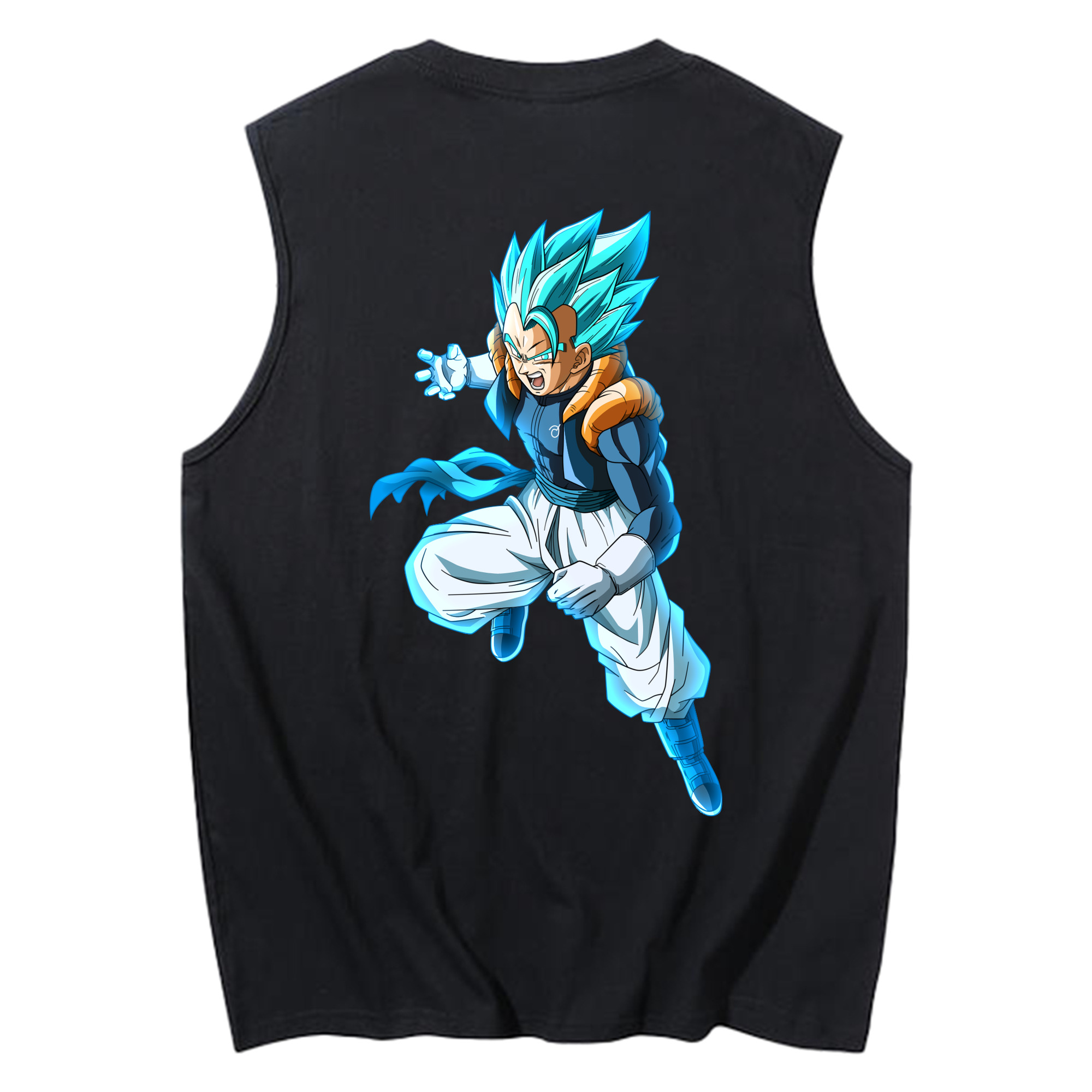 （画像用） ドラゴンボール ベジータ四世（Bejīta Yonsei）DRAGON BALL Vegeta IV コットン100％タンクトップ（背面プリント）