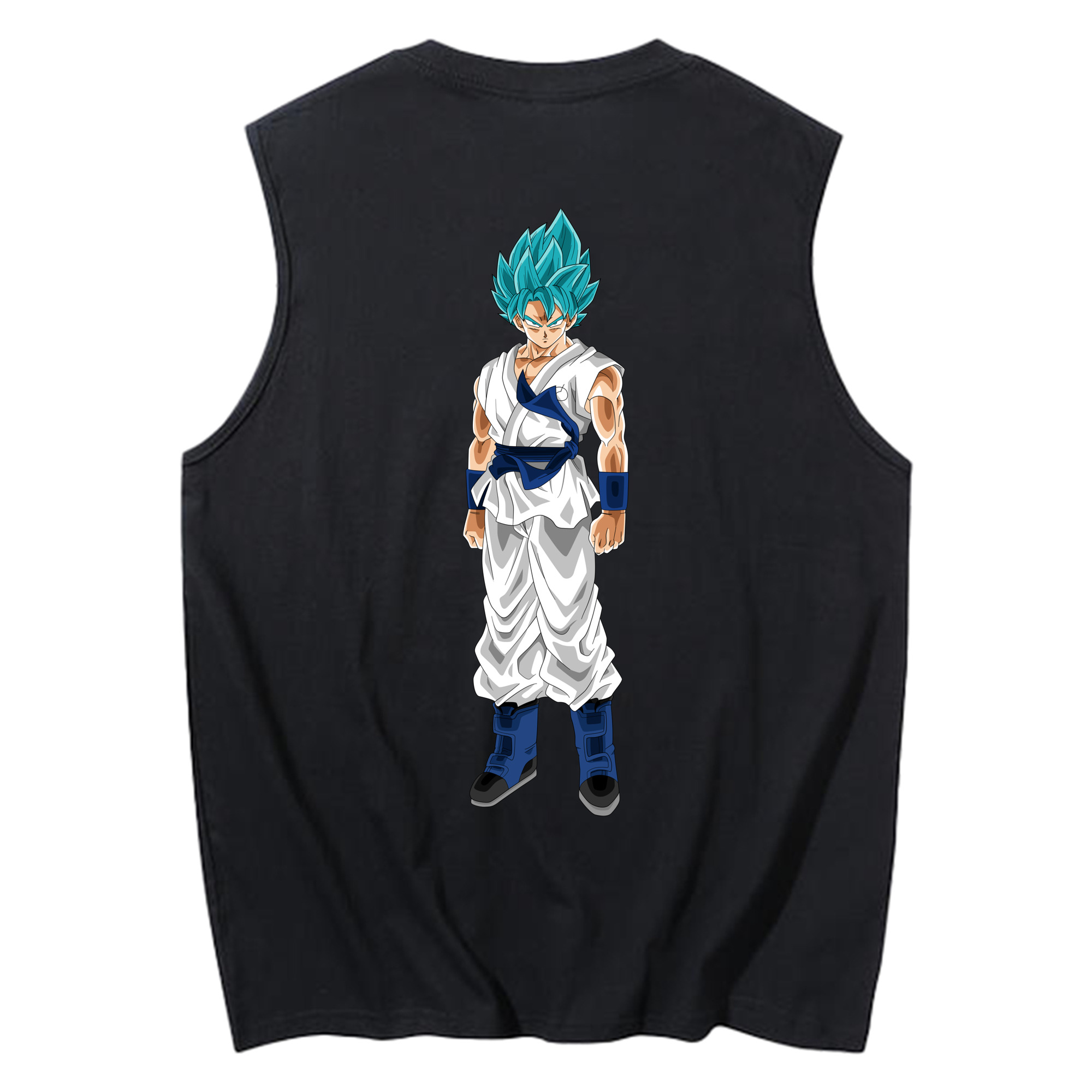 （画像用） ドラゴンボール 孫 悟飯（そんごはん）DRAGON BALL Son Gohan コットン100％タンクトップ（背面プリント）