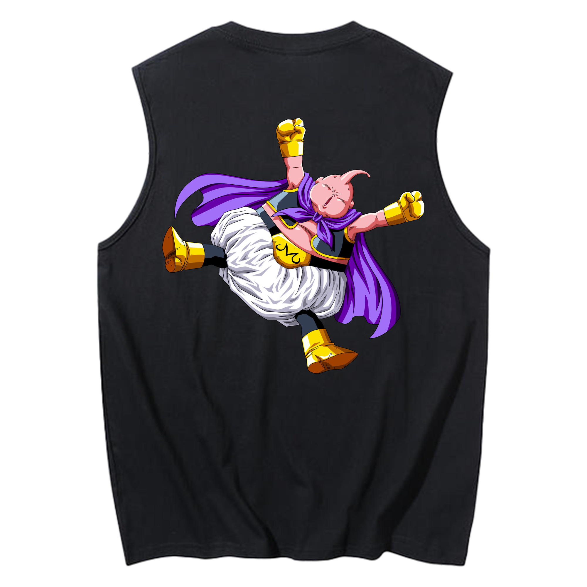 （画像用） ドラゴンボール 魔人ブウ DRAGON BALL Majin Buu コットン100％タンクトップ（背面プリント）