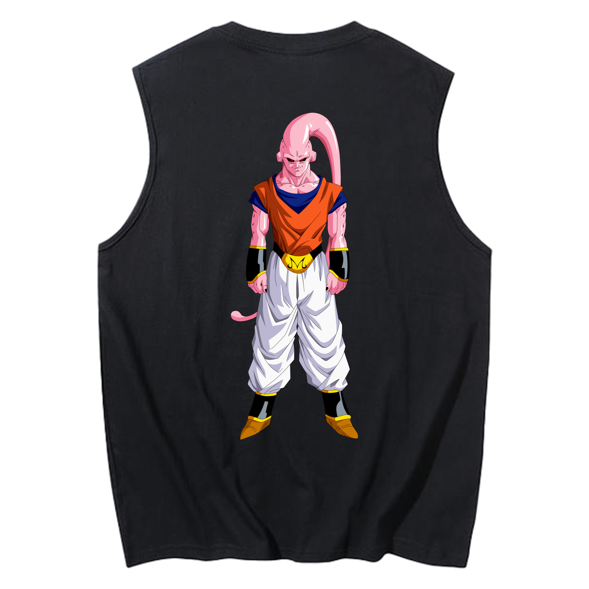 （画像用） ドラゴンボール 魔人ブウ DRAGON BALL Majin Buu コットン100％タンクトップ（背面プリント）