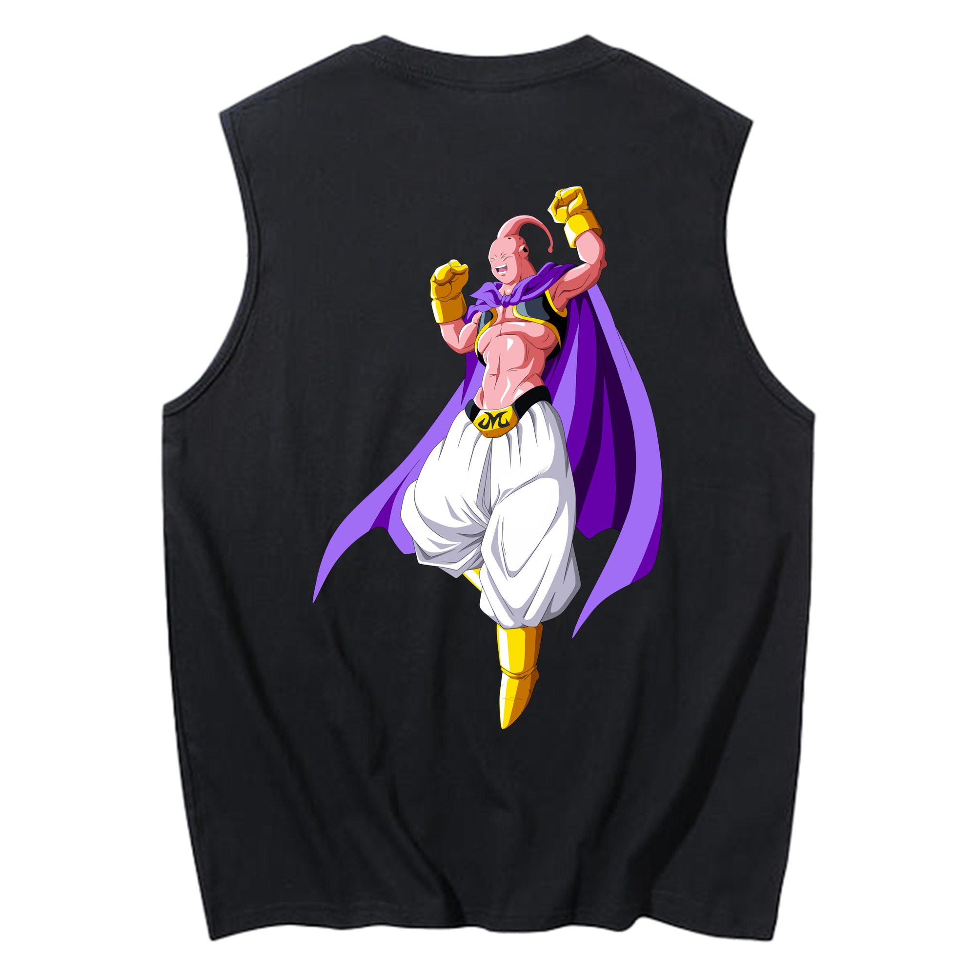 （画像用） ドラゴンボール 魔人ブウ DRAGON BALL Majin Buu コットン100％タンクトップ（背面プリント）