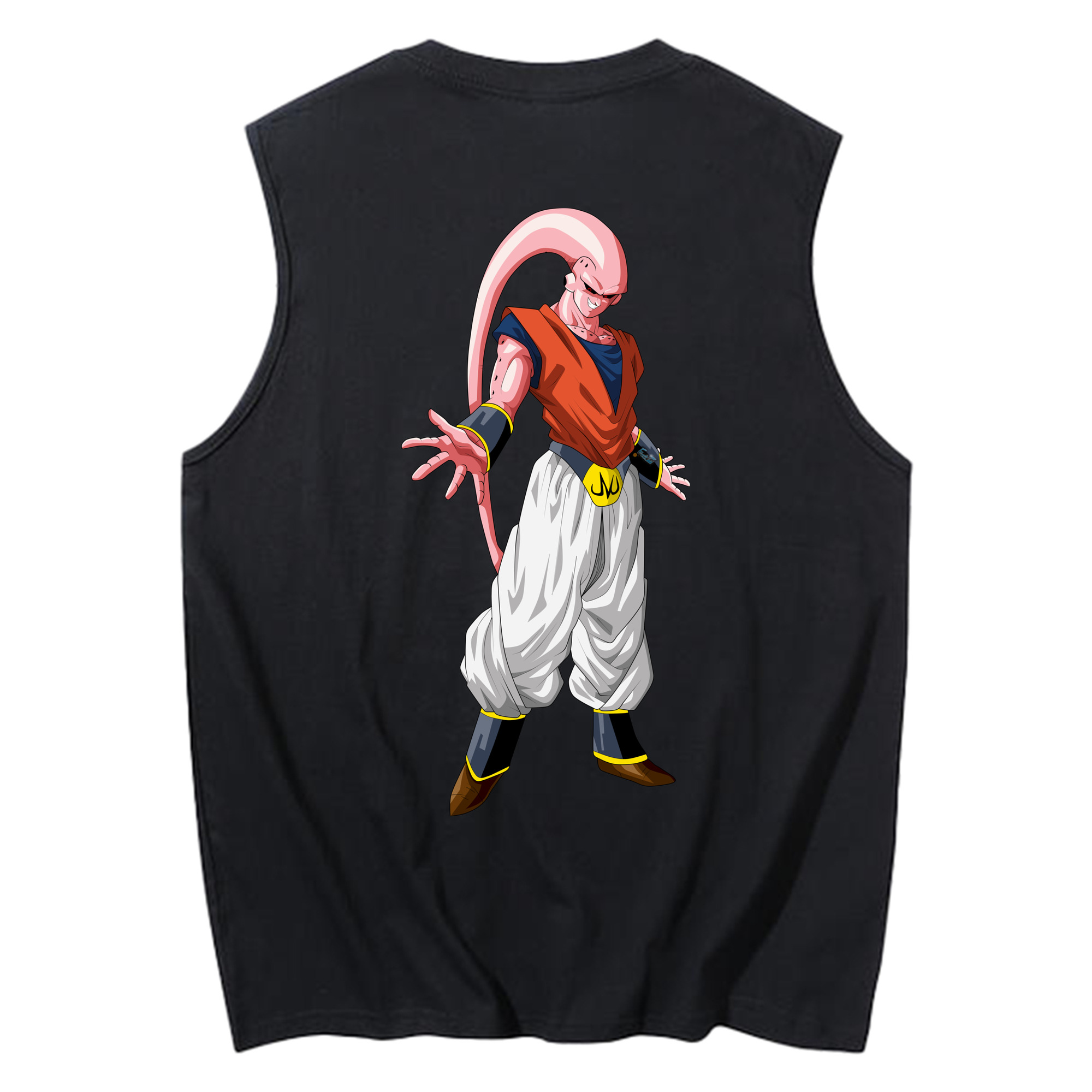 （画像用） ドラゴンボール 魔人ブウ DRAGON BALL Majin Buu コットン100％タンクトップ（背面プリント）