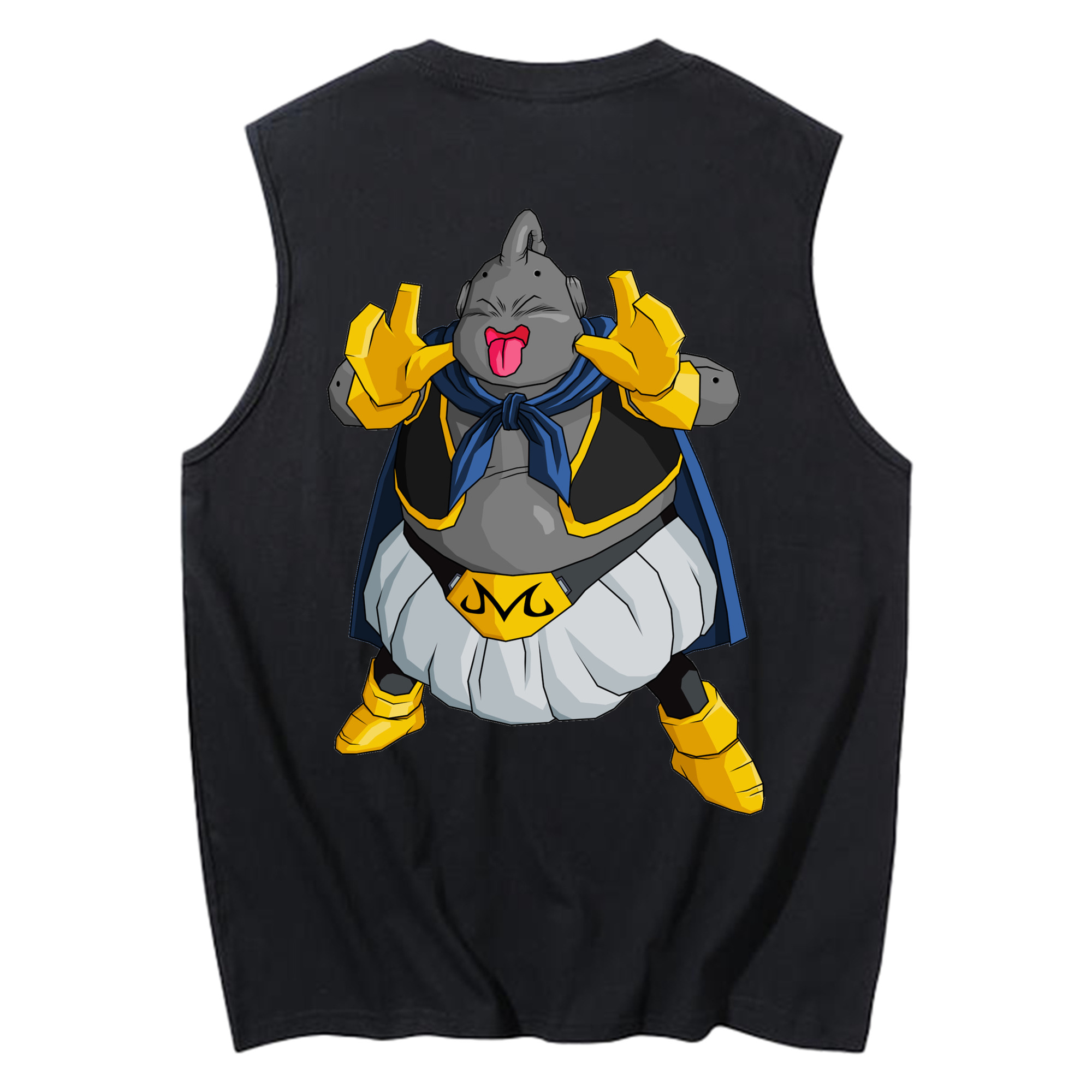 （画像用） ドラゴンボール 魔人ブウ DRAGON BALL Majin Buu コットン100％タンクトップ（背面プリント）