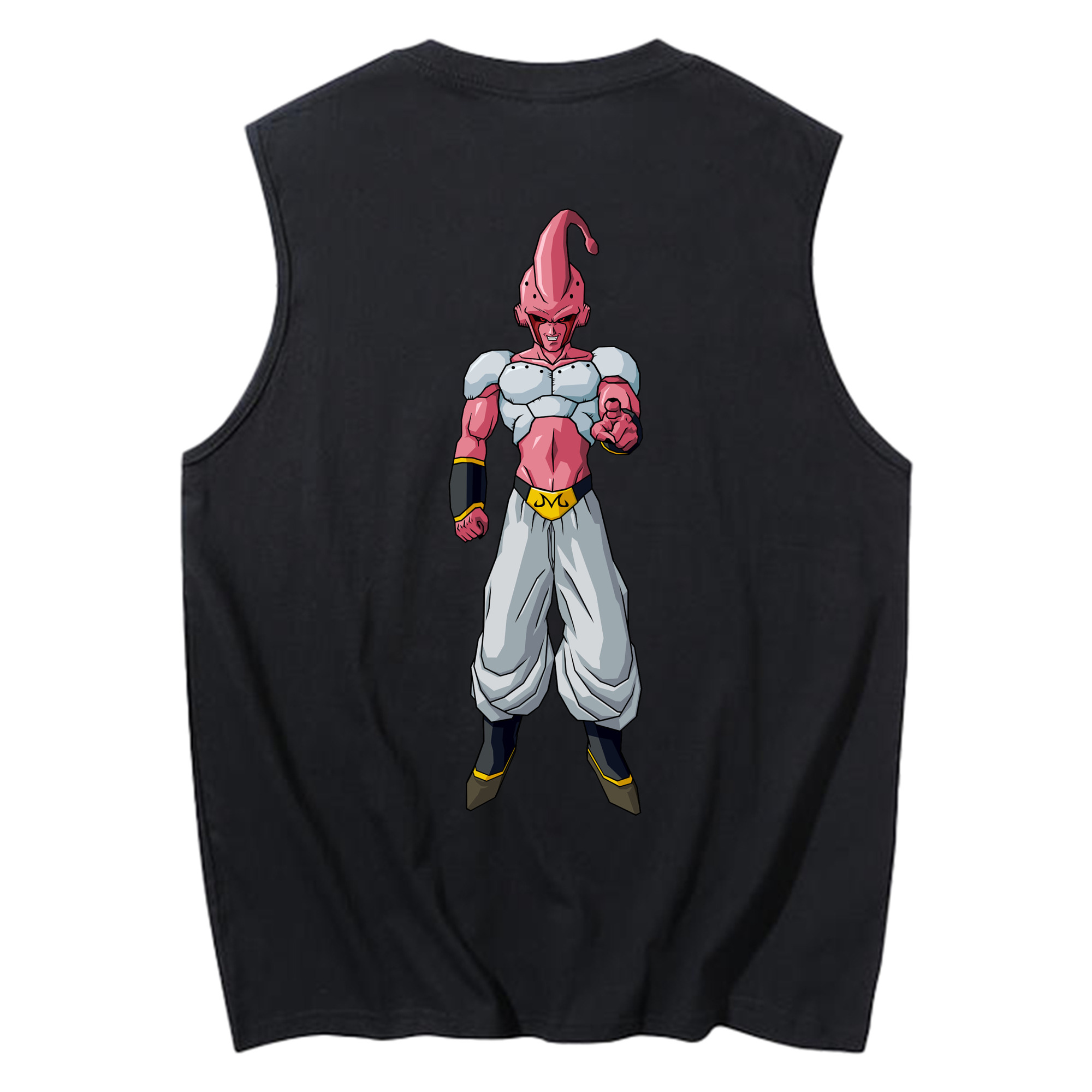 （画像用） ドラゴンボール 魔人ブウ DRAGON BALL Majin Buu コットン100％タンクトップ（背面プリント）