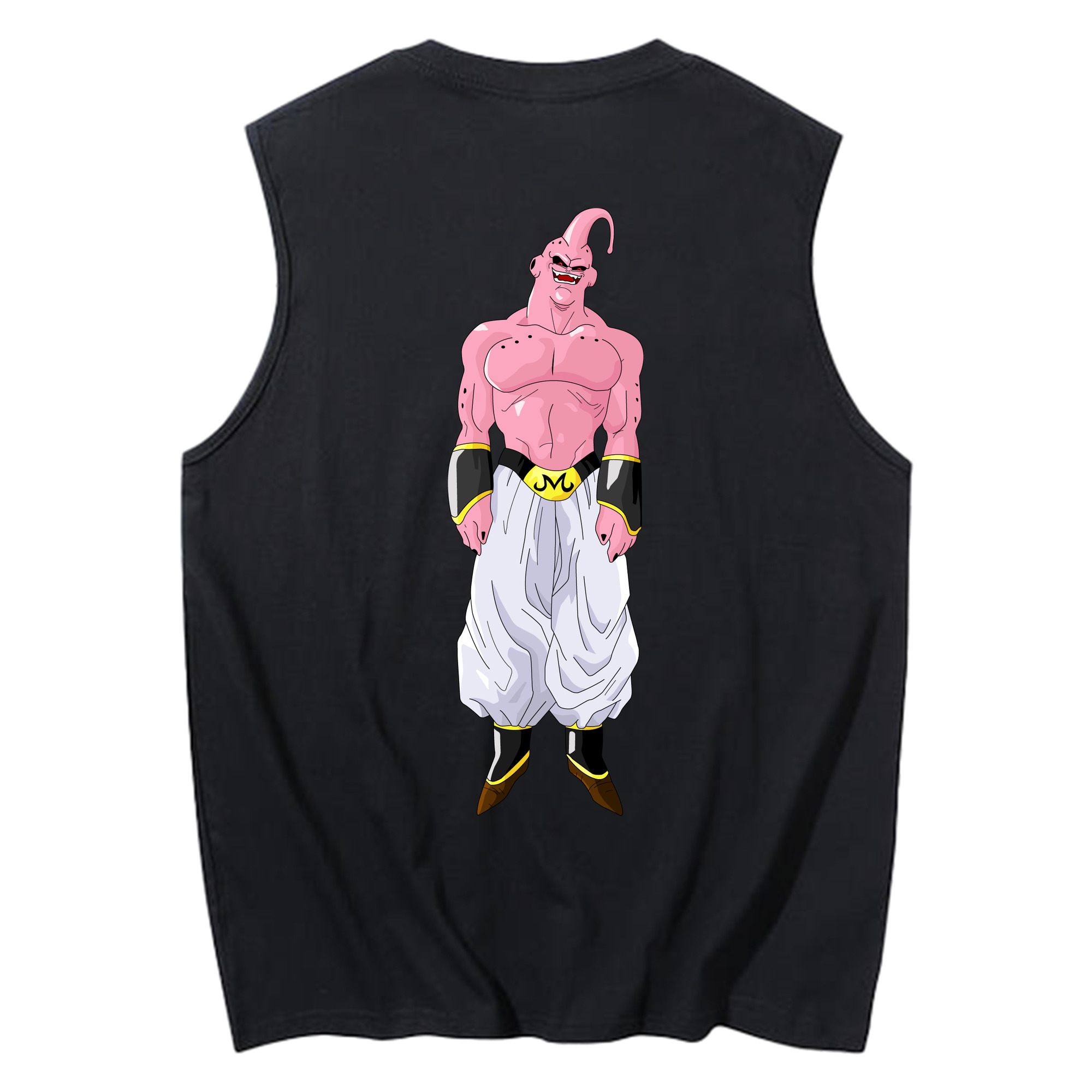 （画像用） ドラゴンボール 魔人ブウ DRAGON BALL Majin Buu コットン100％タンクトップ（背面プリント）