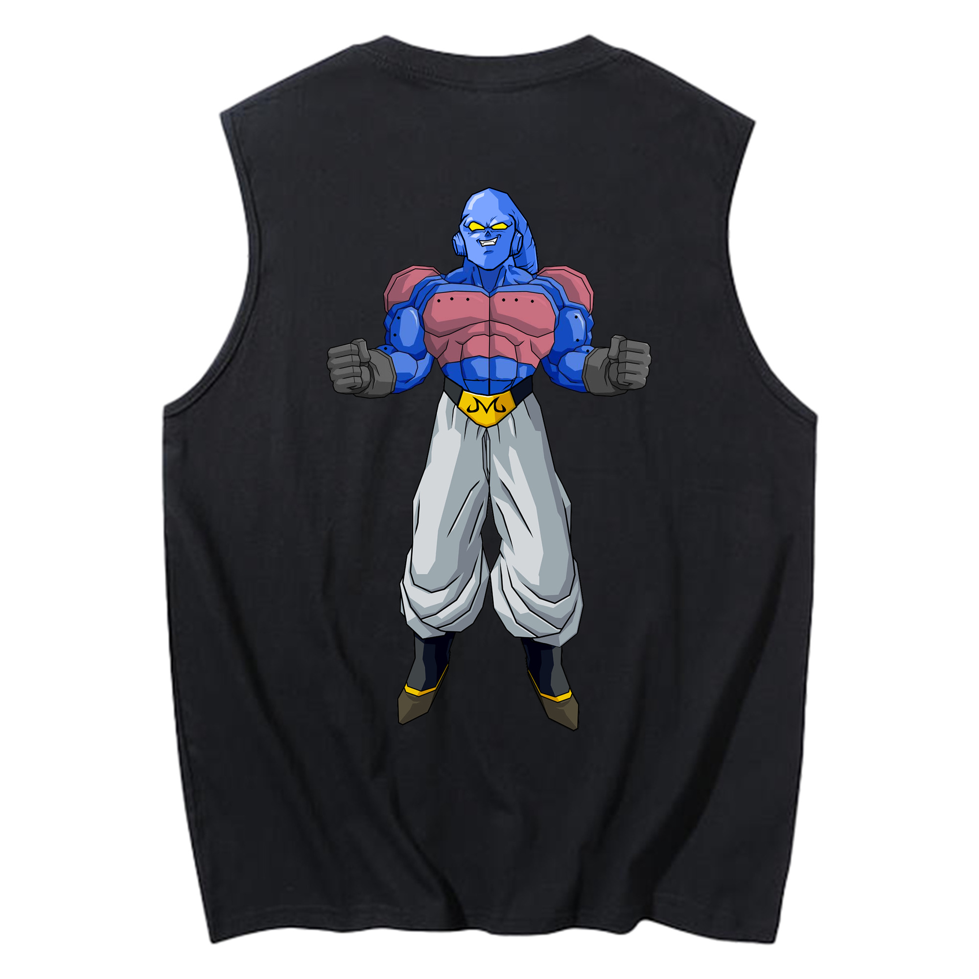 （画像用） ドラゴンボール 魔人ブウ DRAGON BALL Majin Buu コットン100％タンクトップ（背面プリント）