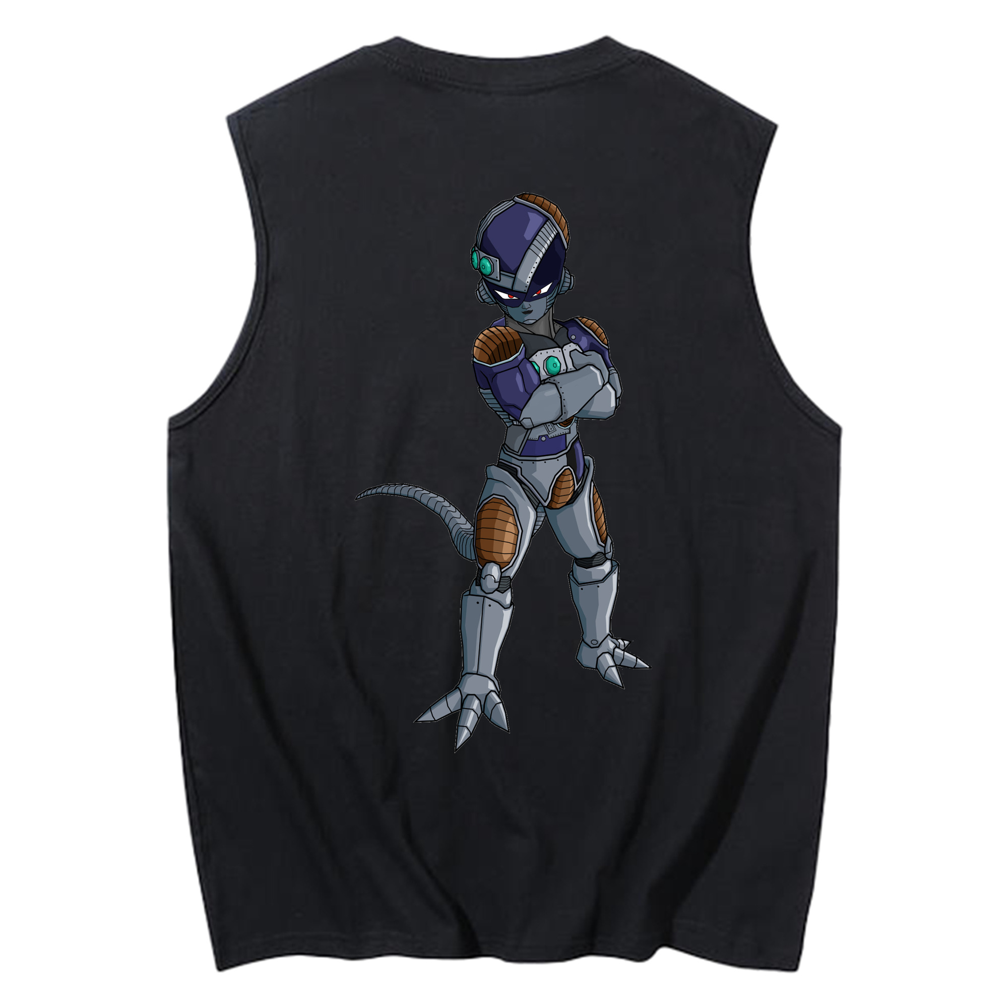（画像用） ドラゴンボール フリーザ DRAGON BALL Frieza コットン100％タンクトップ（背面プリント）