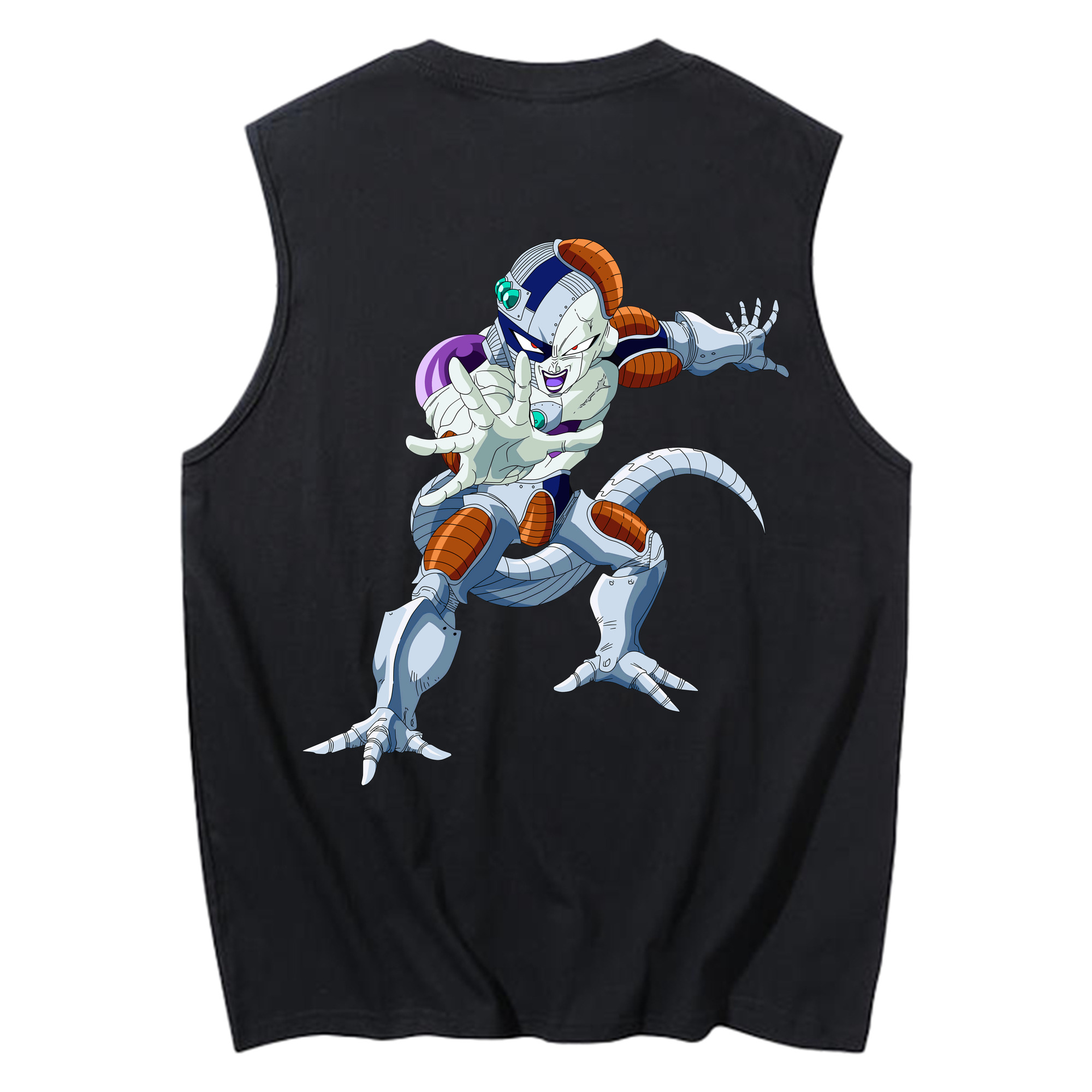 （画像用） ドラゴンボール フリーザ DRAGON BALL Frieza コットン100％タンクトップ（背面プリント）
