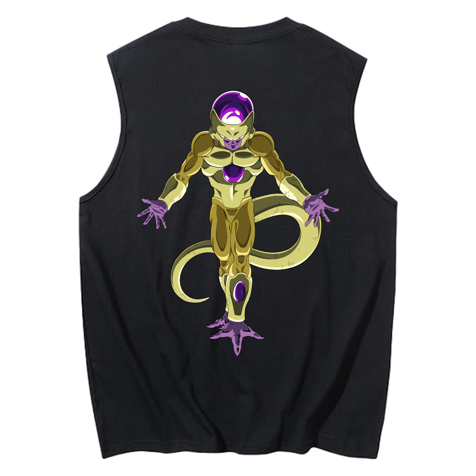 （画像用） ドラゴンボール フリーザ DRAGON BALL Frieza コットン100％タンクトップ（背面プリント）