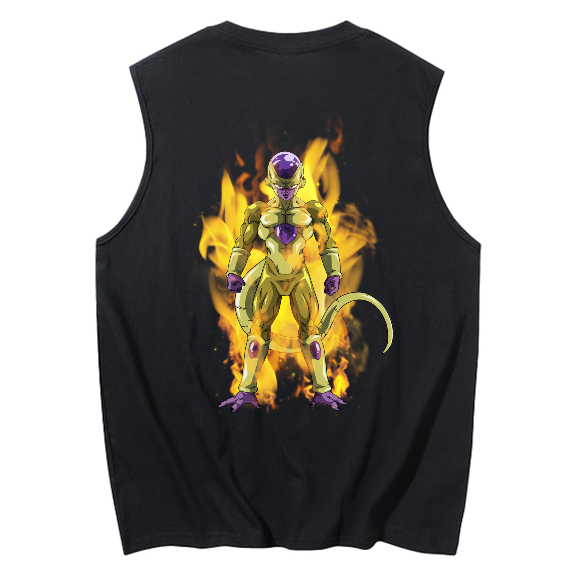 （画像用） ドラゴンボール フリーザ DRAGON BALL Frieza コットン100％タンクトップ（背面プリント）
