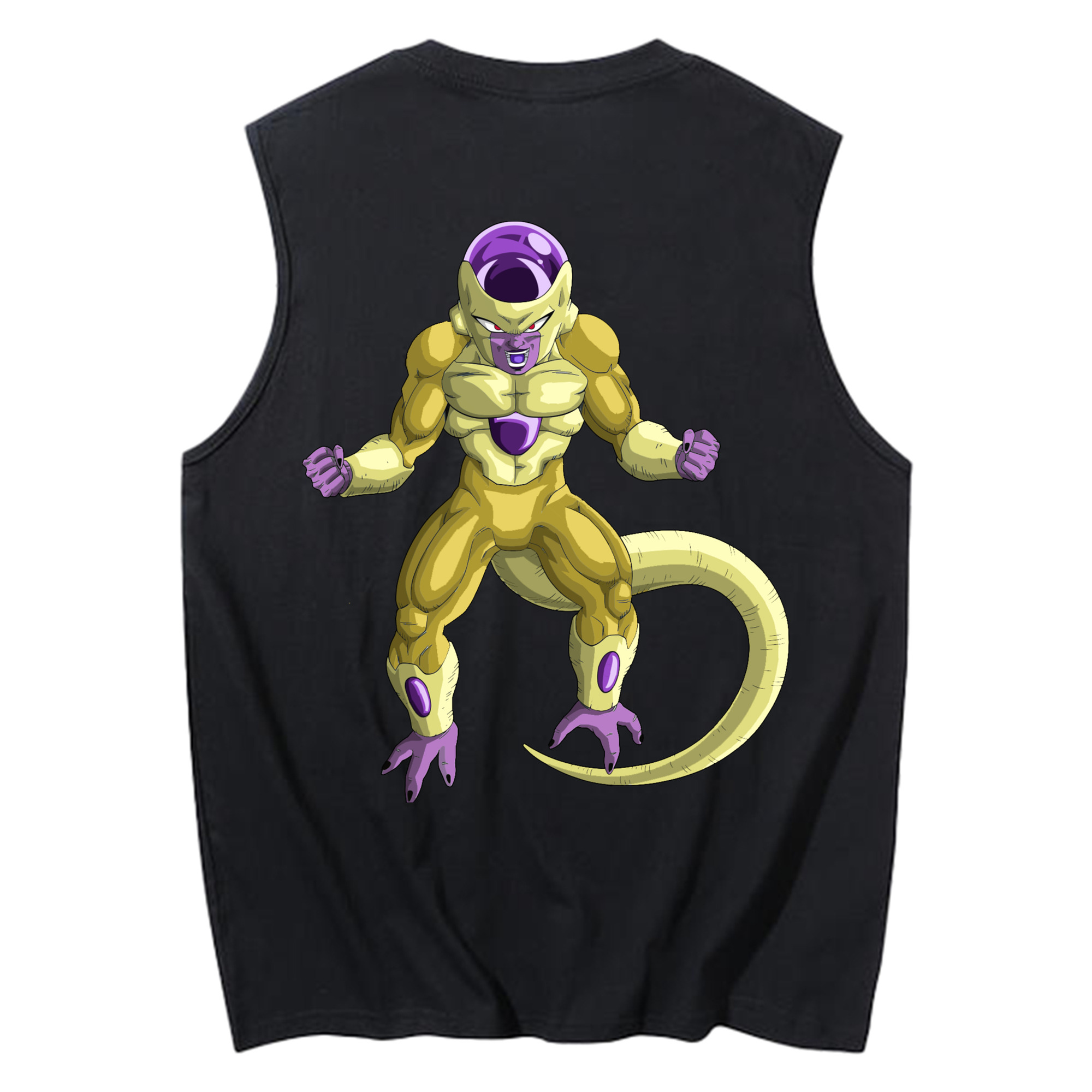 （画像用） ドラゴンボール フリーザ DRAGON BALL Frieza コットン100％タンクトップ（背面プリント）