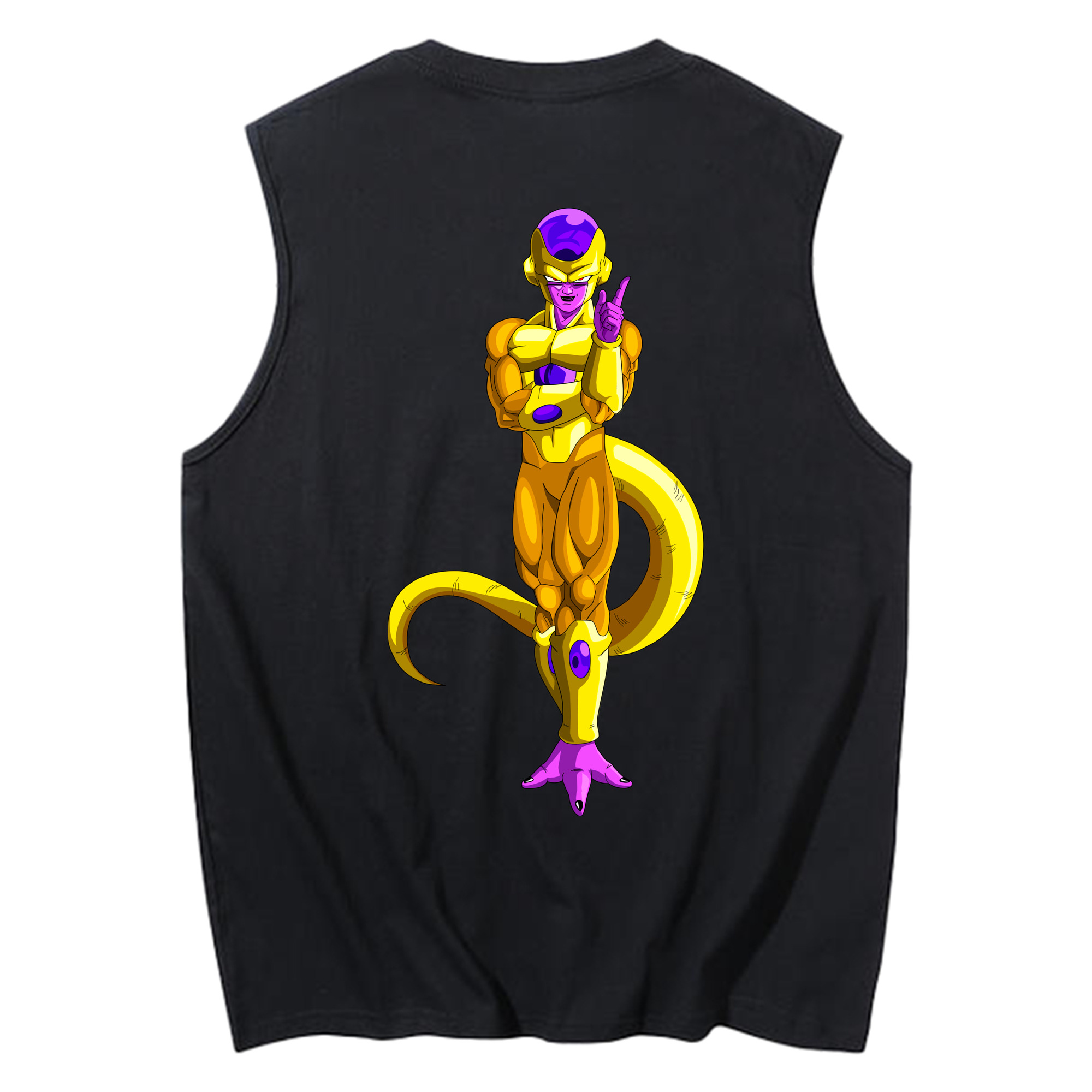 （画像用） ドラゴンボール フリーザ DRAGON BALL Frieza コットン100％タンクトップ（背面プリント）