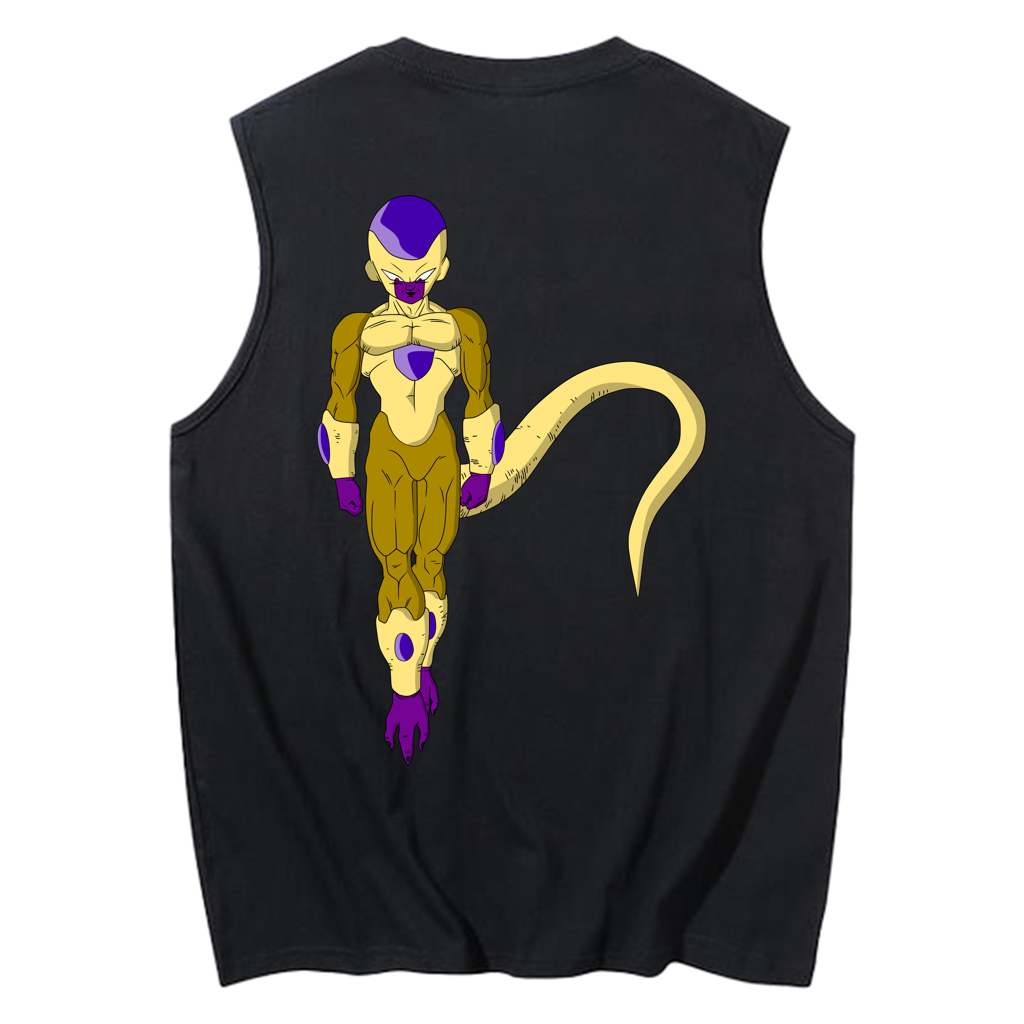 （画像用） ドラゴンボール フリーザ DRAGON BALL Frieza コットン100％タンクトップ（背面プリント）