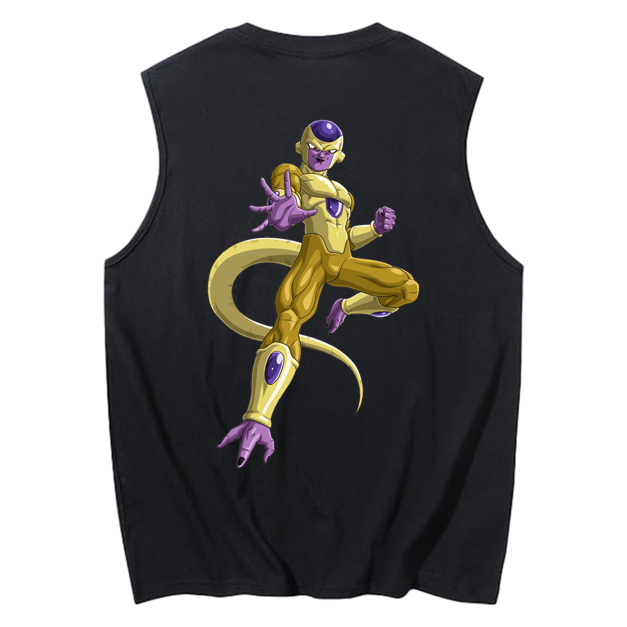 （画像用） ドラゴンボール フリーザ DRAGON BALL Frieza コットン100％タンクトップ（背面プリント）