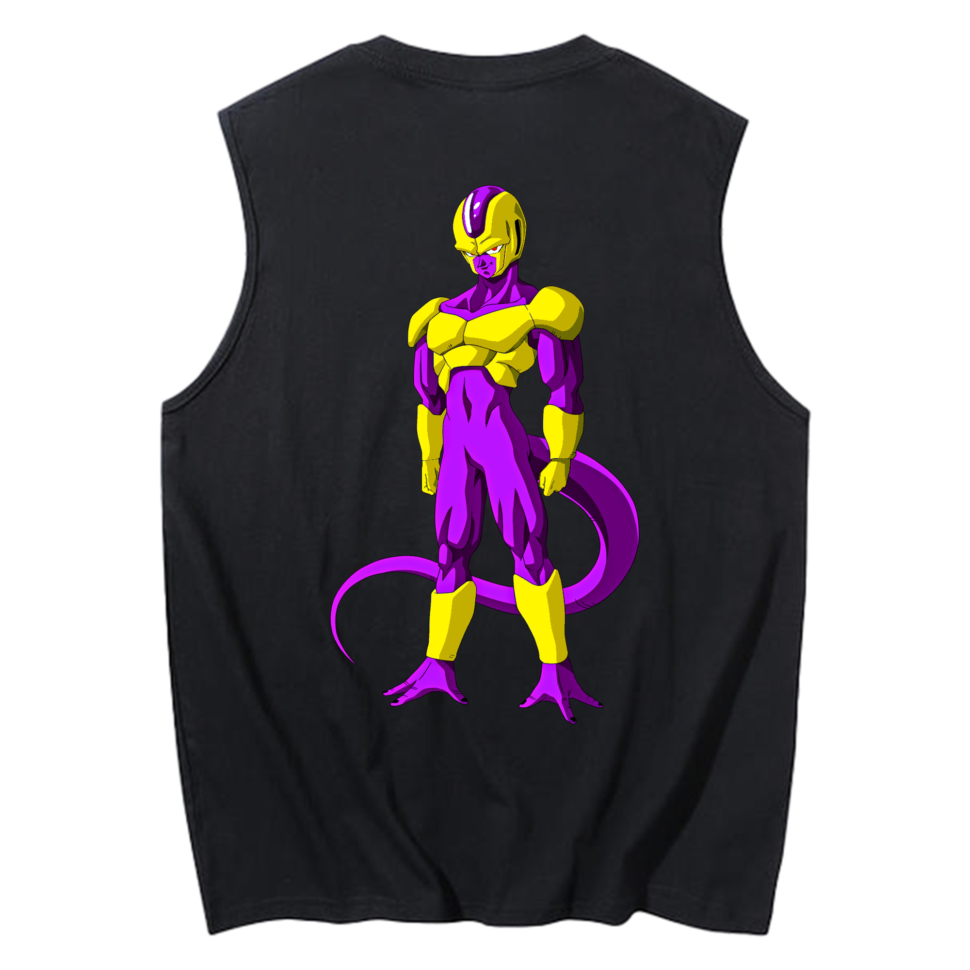 （画像用） ドラゴンボール フリーザ DRAGON BALL Frieza コットン100％タンクトップ（背面プリント）