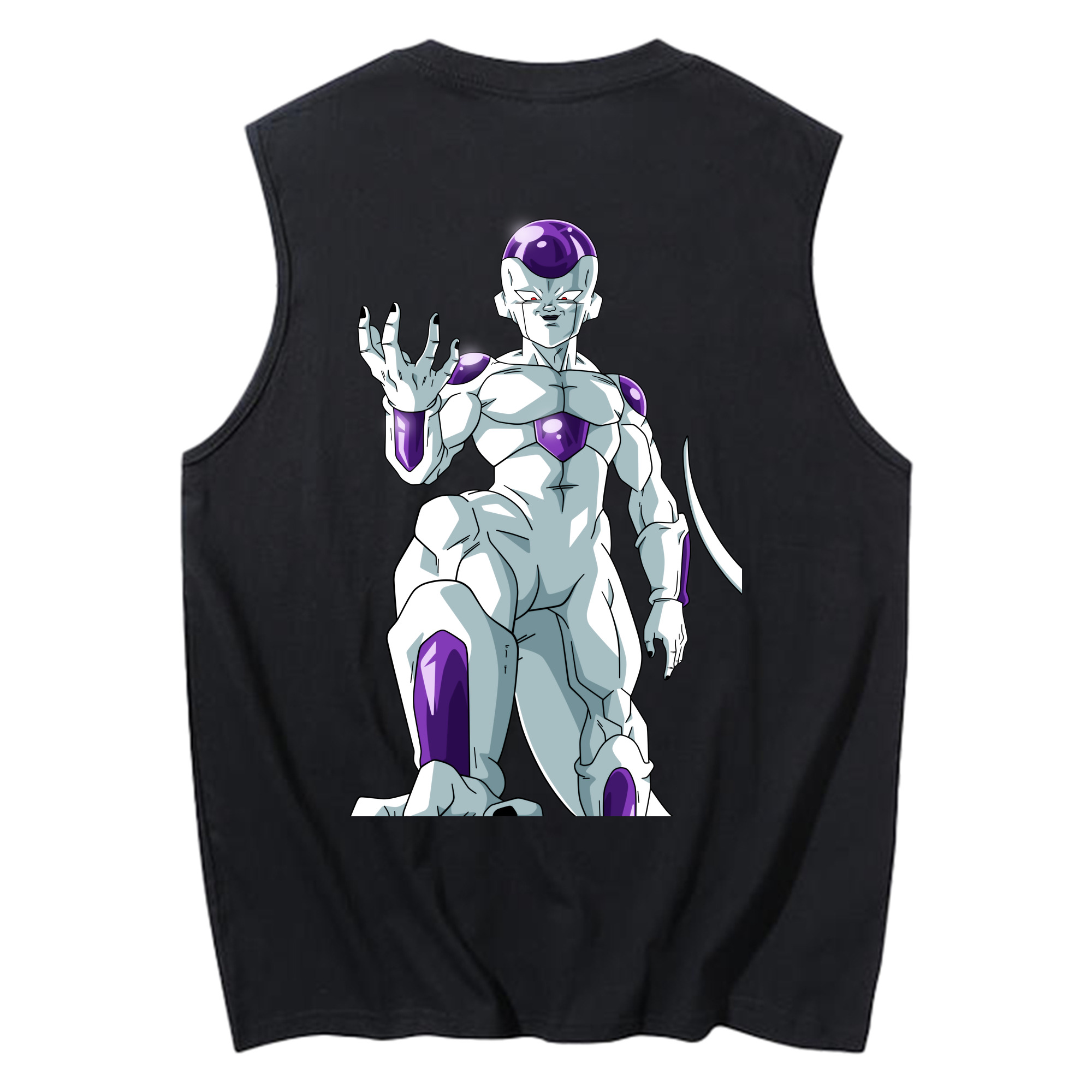 （画像用） ドラゴンボール フリーザ DRAGON BALL Frieza コットン100％タンクトップ（背面プリント）