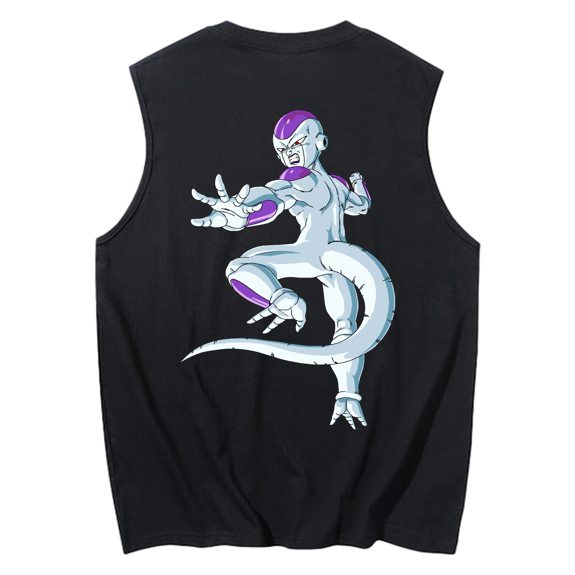 （画像用） ドラゴンボール フリーザ DRAGON BALL Frieza コットン100％タンクトップ（背面プリント）