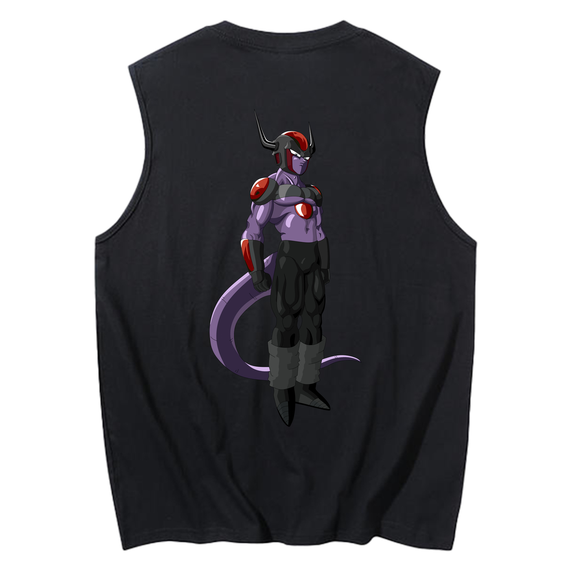 （画像用） ドラゴンボール フリーザ DRAGON BALL Frieza コットン100％タンクトップ（背面プリント）