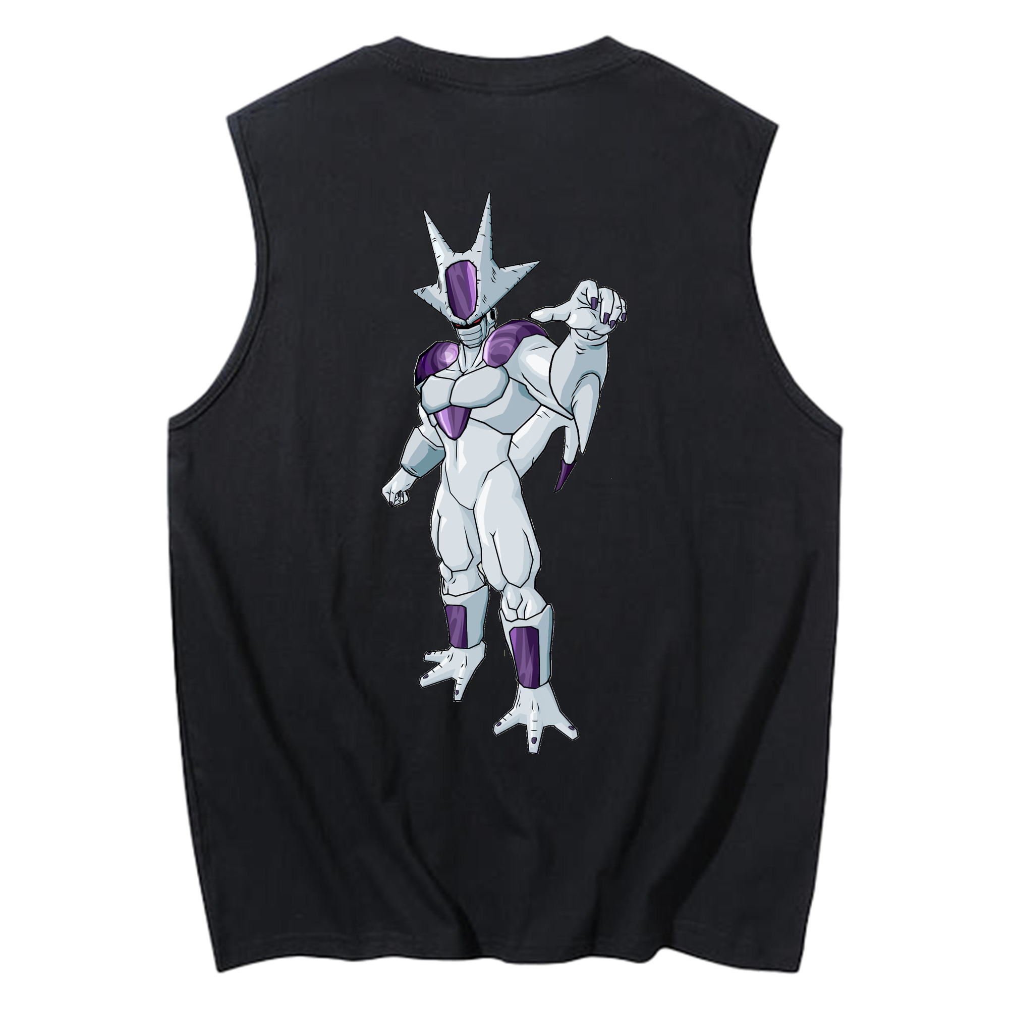（画像用） ドラゴンボール クウラ DRAGON BALL Cooler Coora コットン100％タンクトップ（背面プリント）