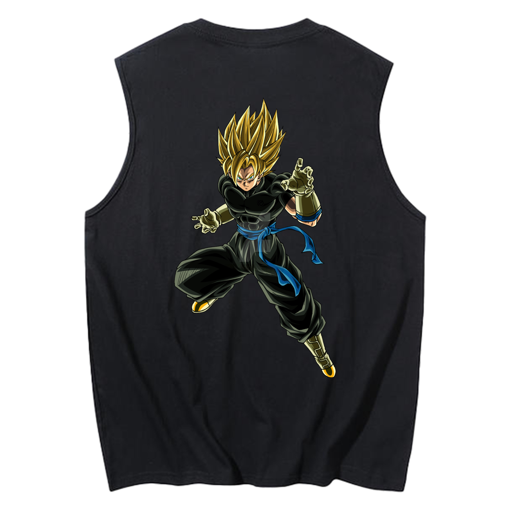 （画像用） ドラゴンボール ベジット DRAGON BALL Vegetto コットン100％タンクトップ（背面プリント）