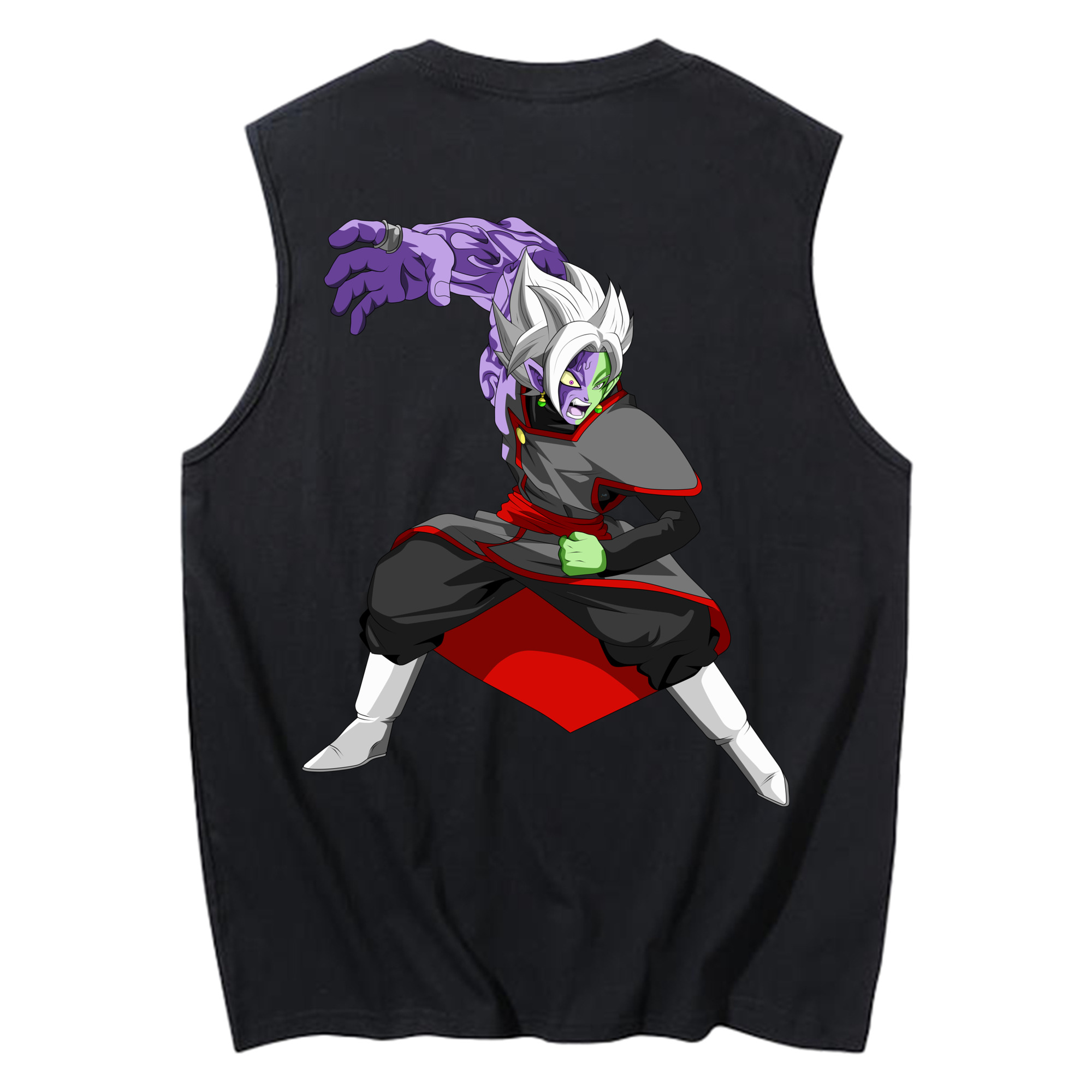 （画像用） ドラゴンボール ベジット DRAGON BALL Vegetto コットン100％タンクトップ（背面プリント）