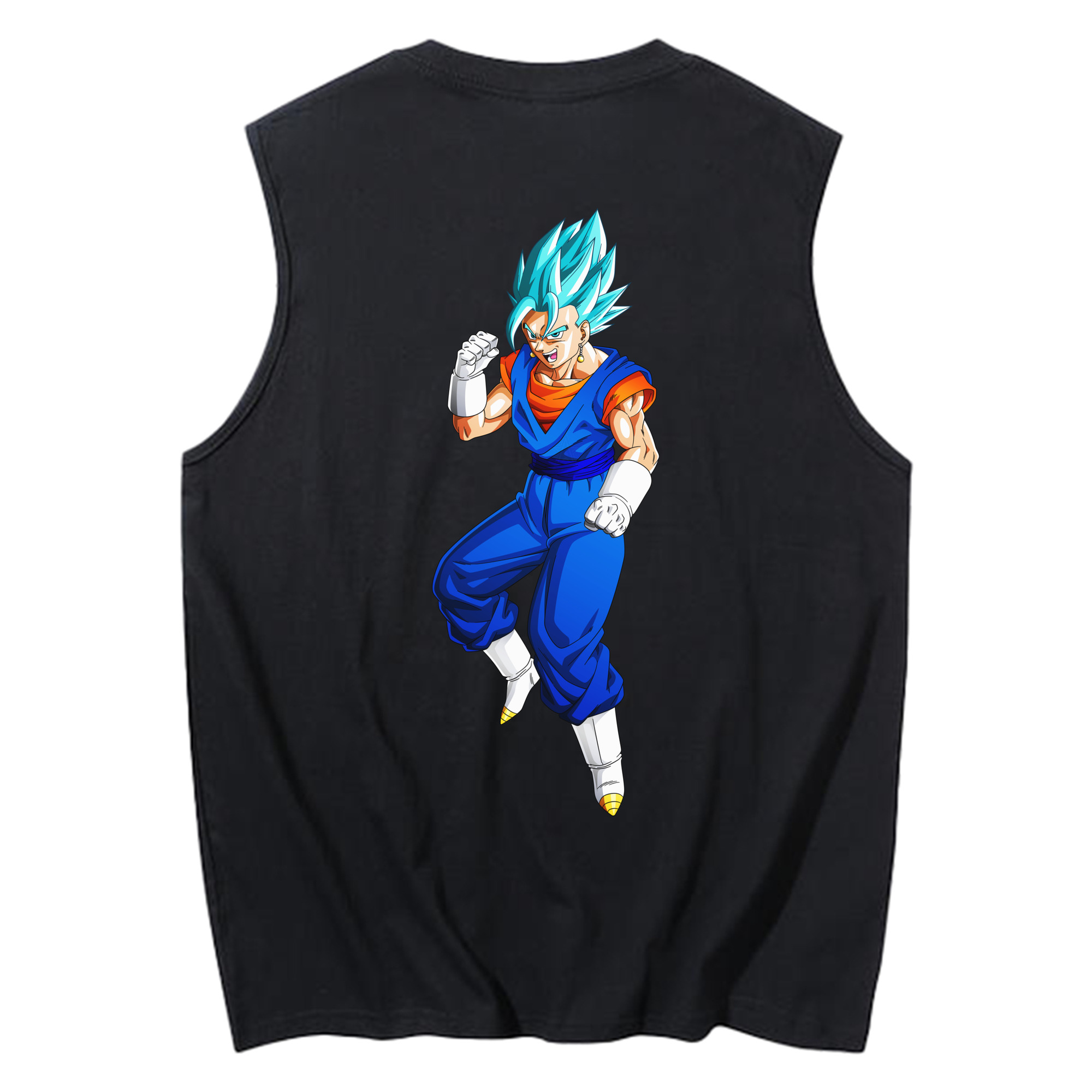 （画像用） ドラゴンボール ベジット DRAGON BALL Vegetto コットン100％タンクトップ（背面プリント）