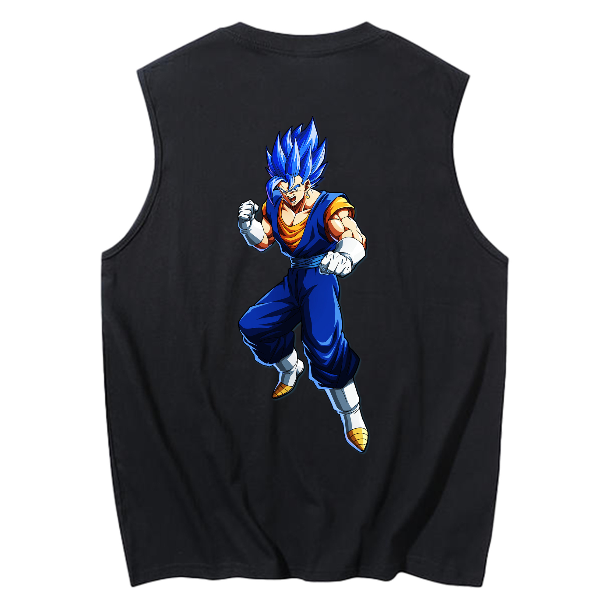 （画像用） ドラゴンボール ベジット DRAGON BALL Vegetto コットン100％タンクトップ（背面プリント）