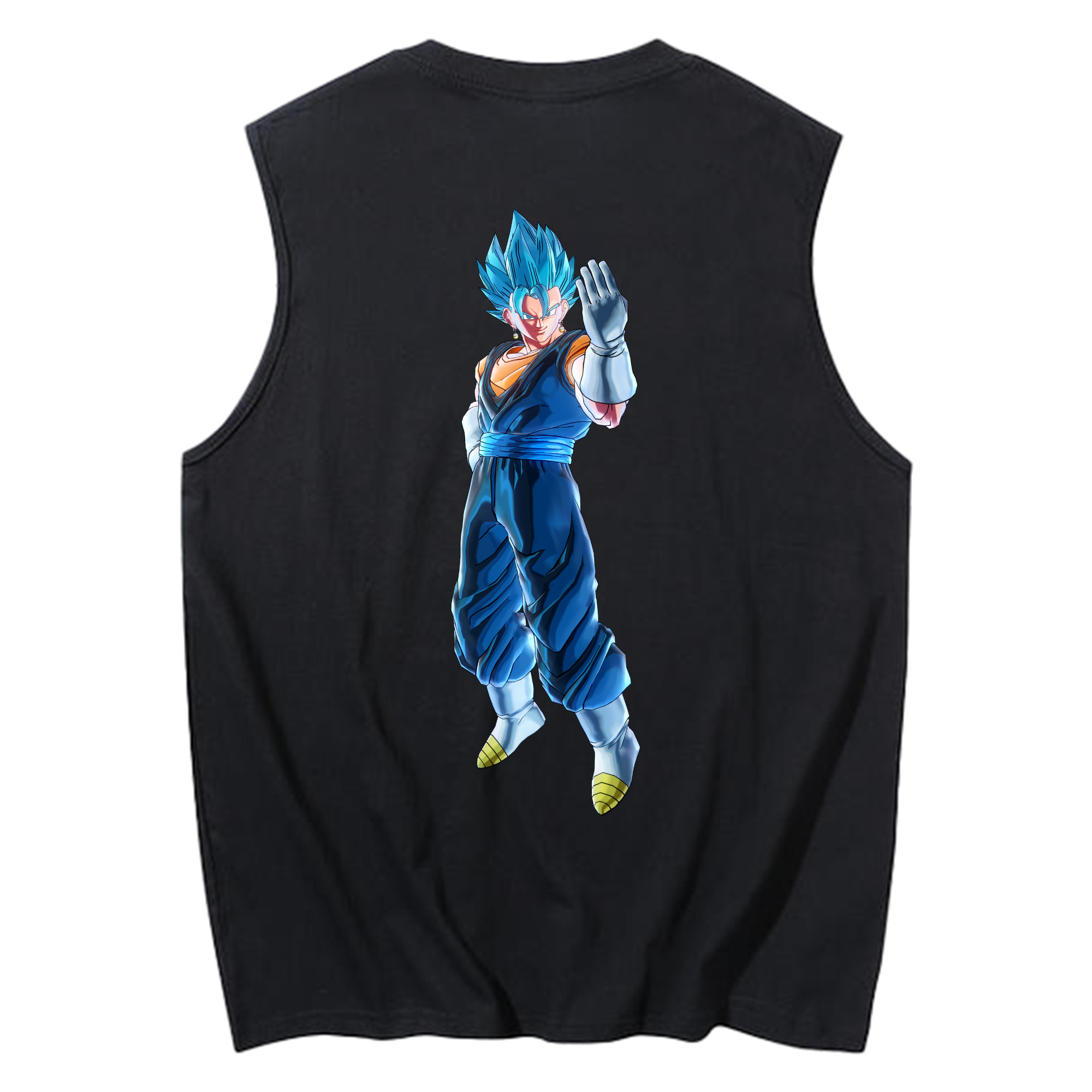 （画像用） ドラゴンボール ベジット DRAGON BALL Vegetto コットン100％タンクトップ（背面プリント）