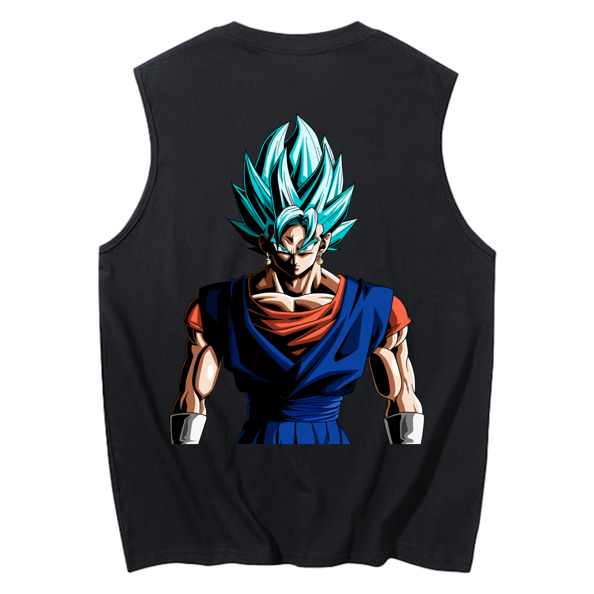 （画像用） ドラゴンボール ベジット DRAGON BALL Vegetto コットン100％タンクトップ（背面プリント）