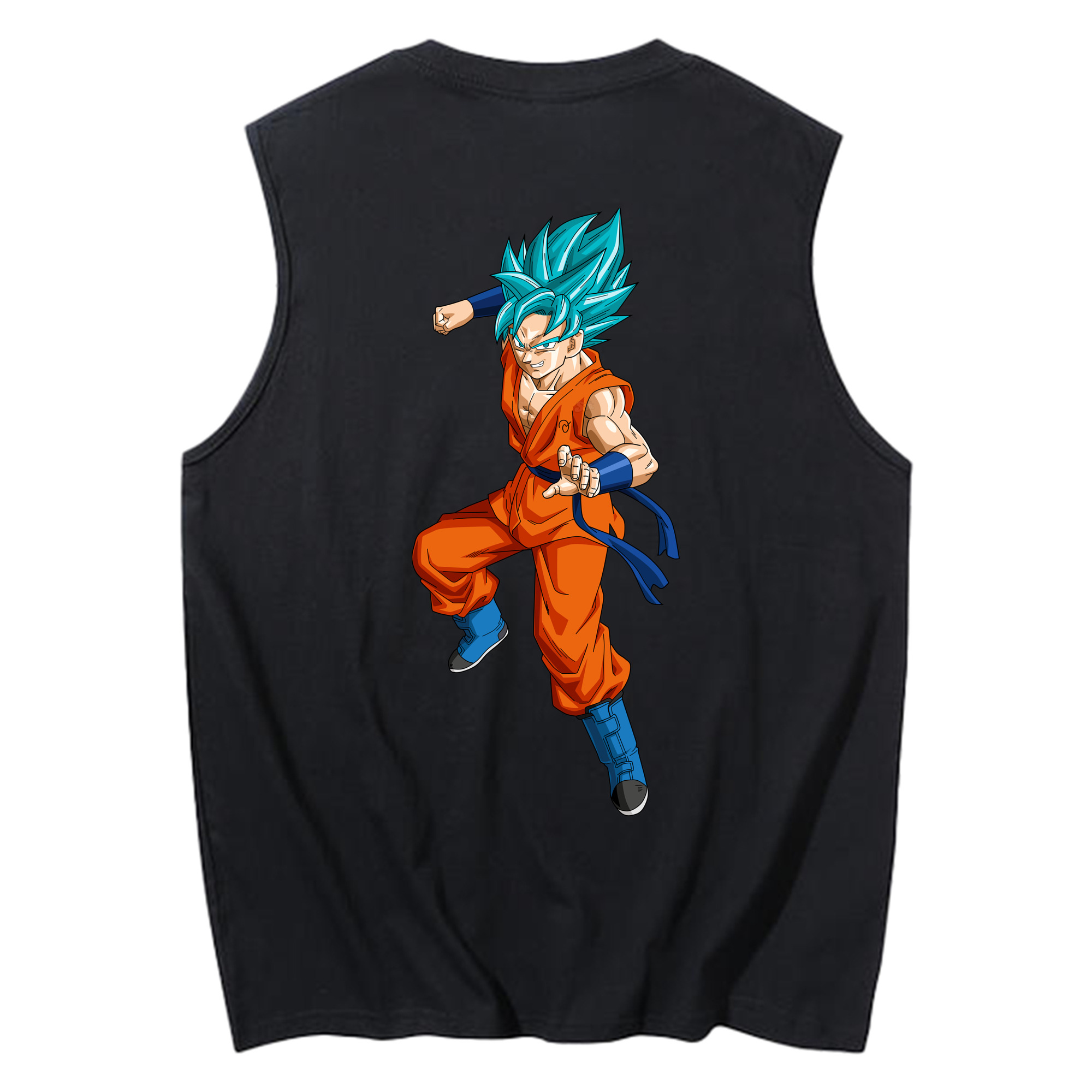（画像用） ドラゴンボール ベジット DRAGON BALL Vegetto コットン100％タンクトップ（背面プリント）