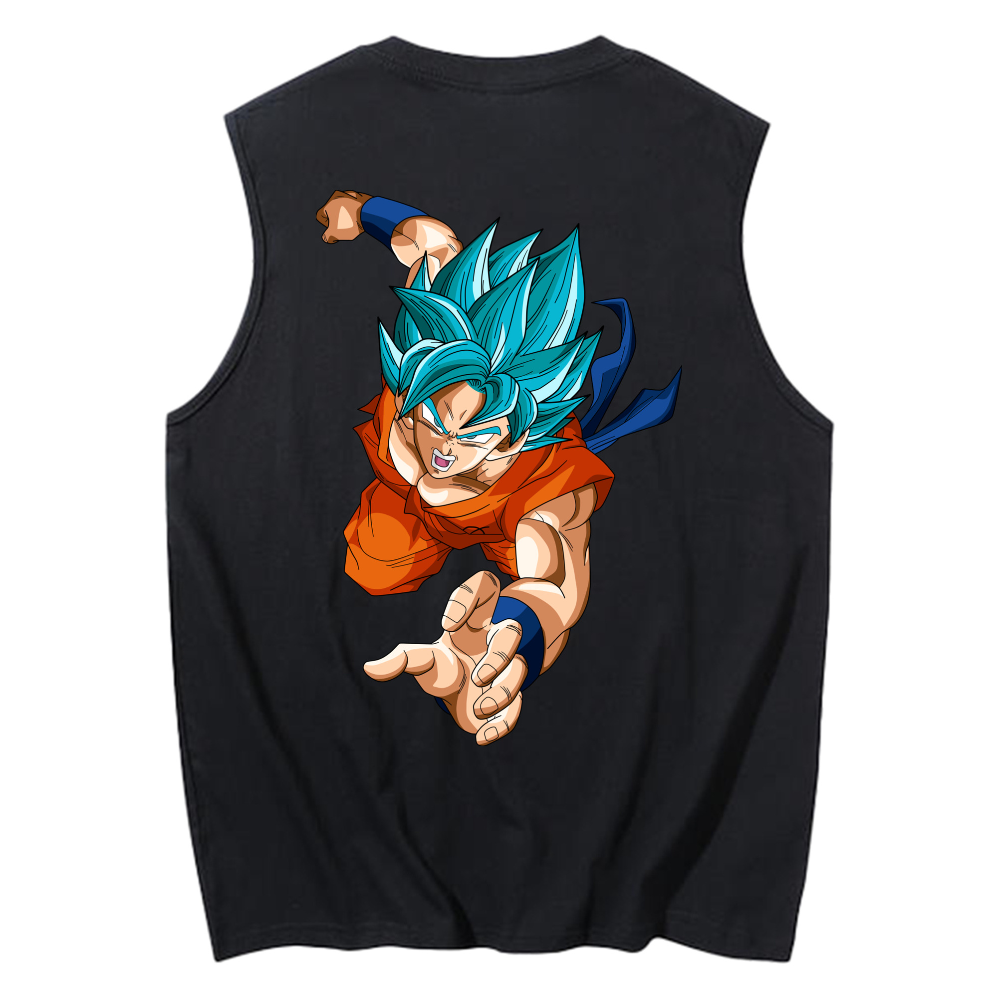 （画像用） ドラゴンボール ベジット DRAGON BALL Vegetto コットン100％タンクトップ（背面プリント）
