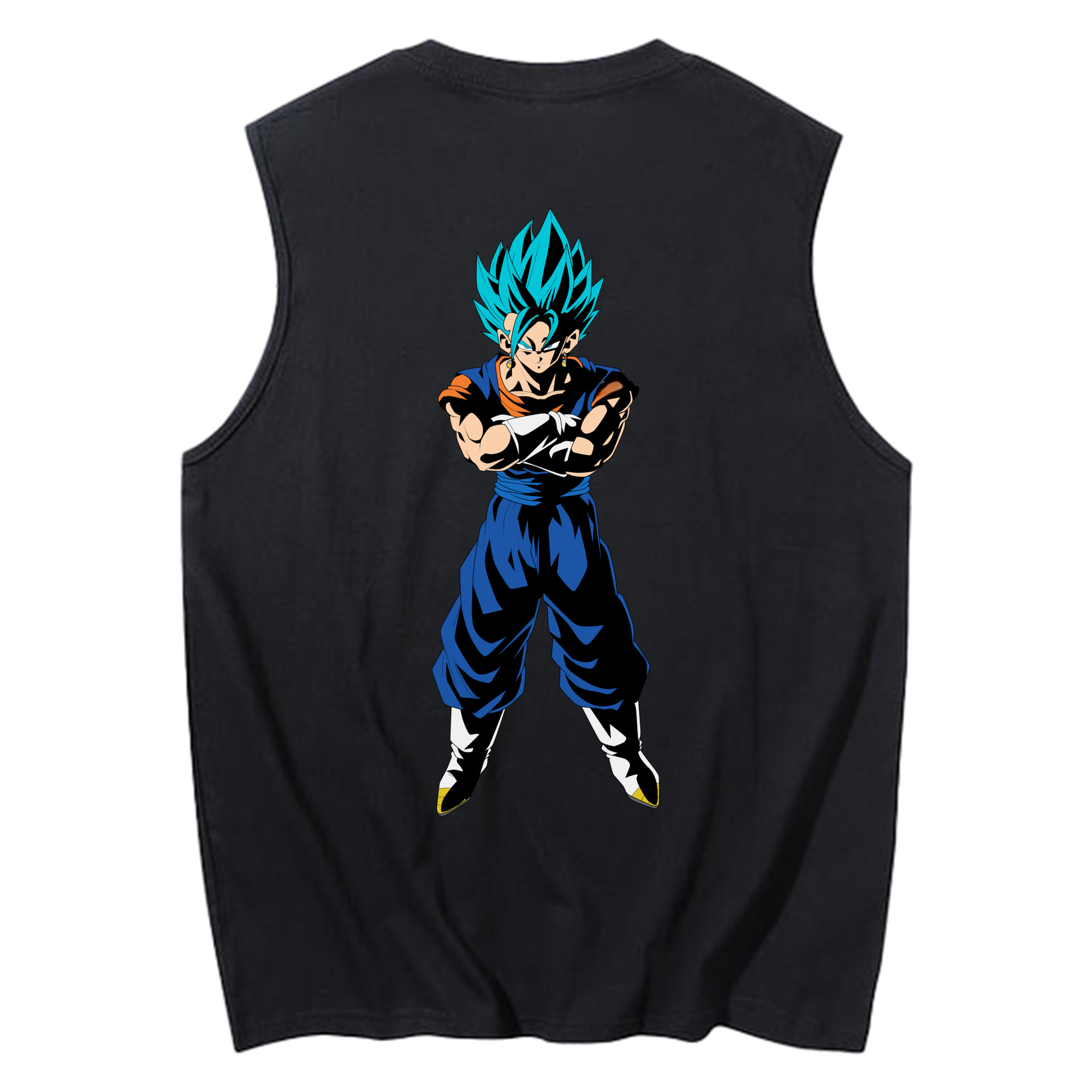 （画像用） ドラゴンボール ベジット DRAGON BALL Vegetto コットン100％タンクトップ（背面プリント）