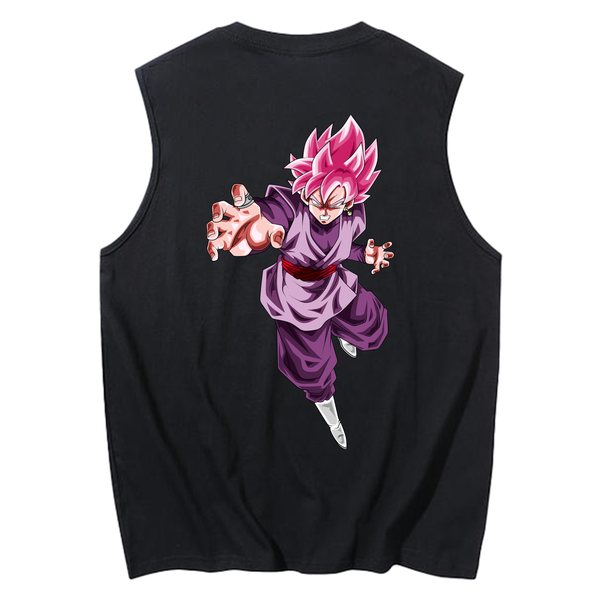 （画像用） ドラゴンボール ベジット DRAGON BALL Vegetto コットン100％タンクトップ（背面プリント）