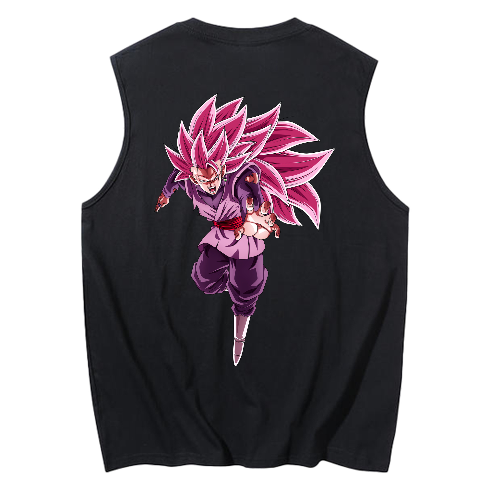 （画像用） ドラゴンボール ベジット DRAGON BALL Vegetto コットン100％タンクトップ（背面プリント）