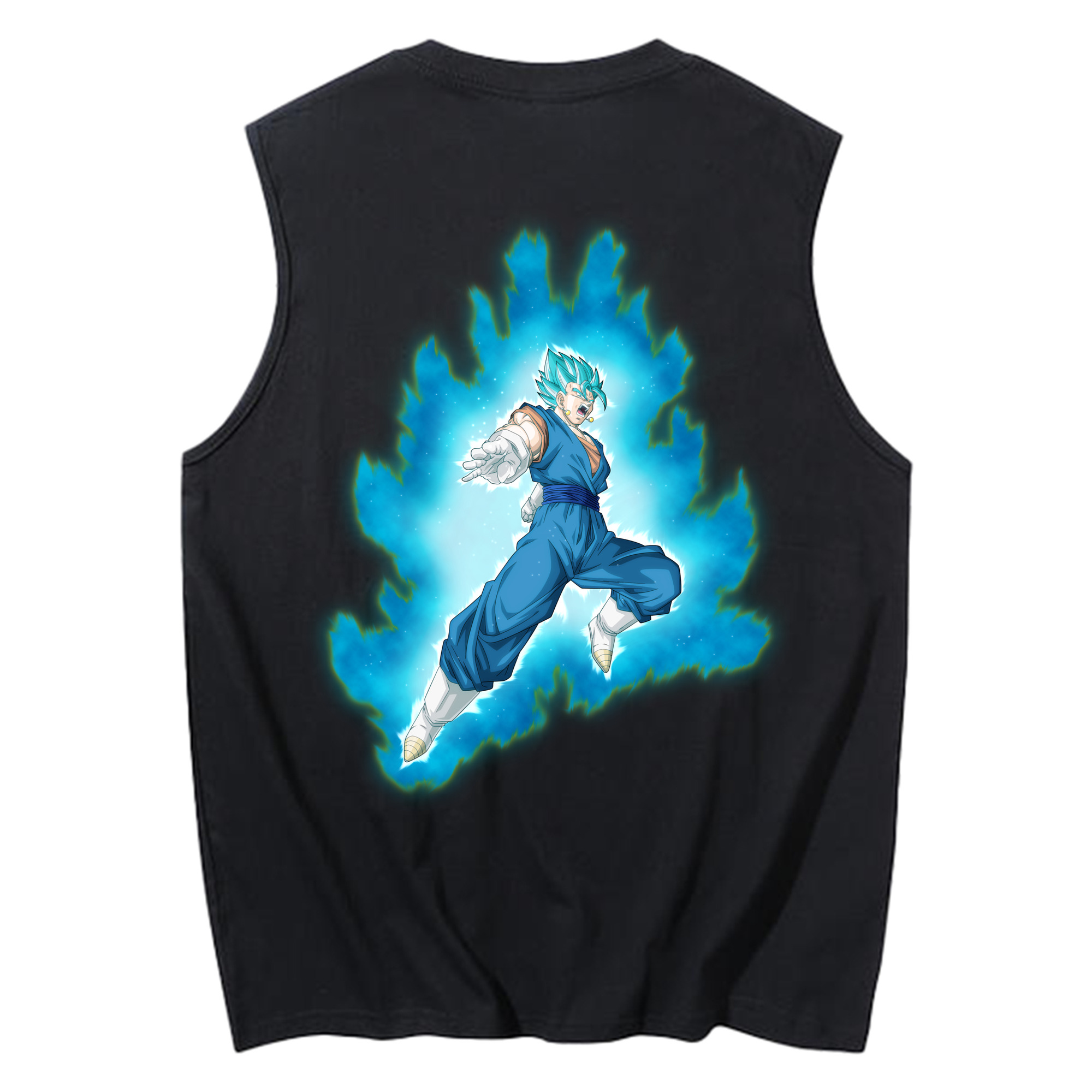 （画像用） ドラゴンボール ベジット DRAGON BALL Vegetto コットン100％タンクトップ（背面プリント）