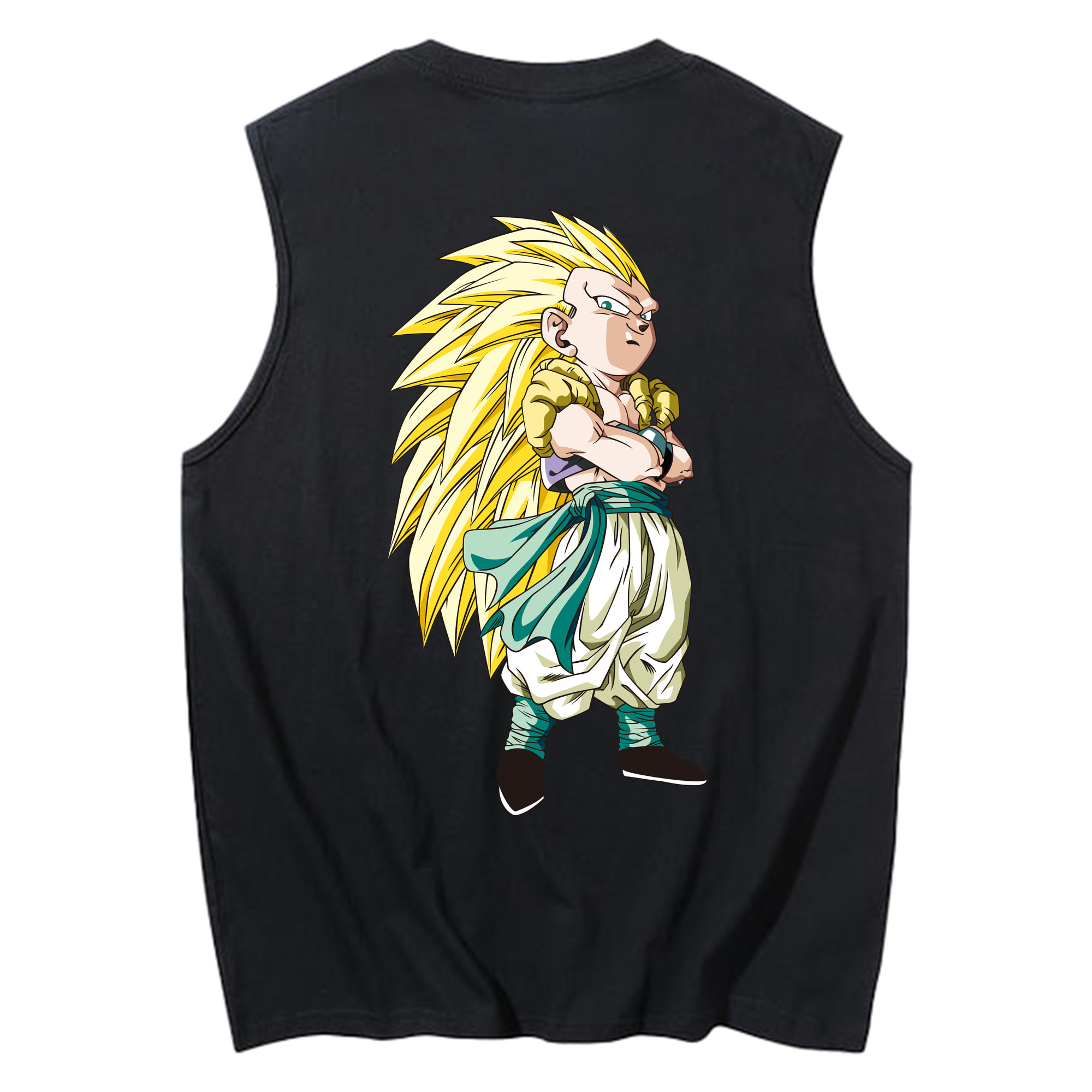 （画像用） ドラゴンボール ベジット DRAGON BALL Vegetto コットン100％タンクトップ（背面プリント）