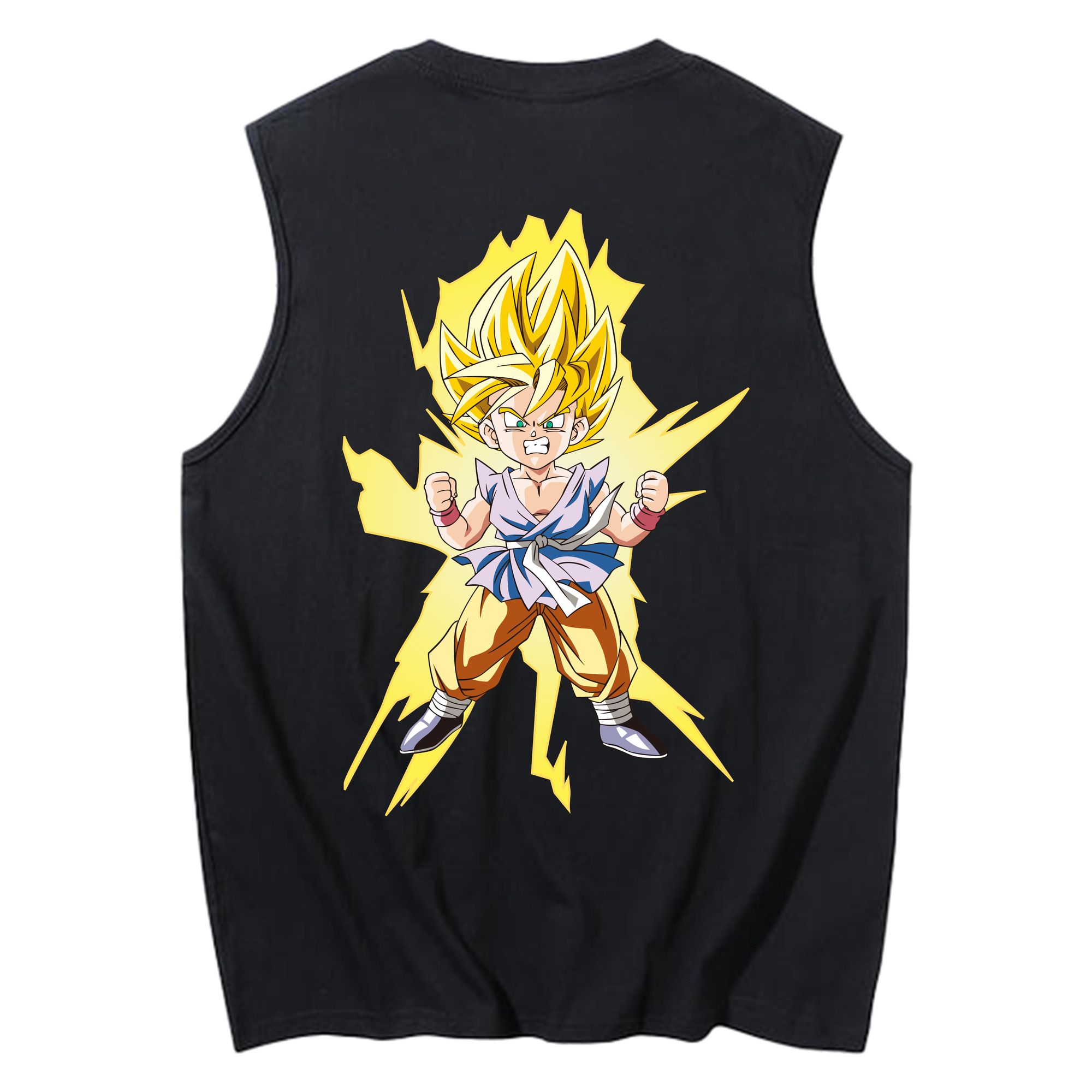 （画像用） ドラゴンボール ベジット DRAGON BALL Vegetto コットン100％タンクトップ（背面プリント）