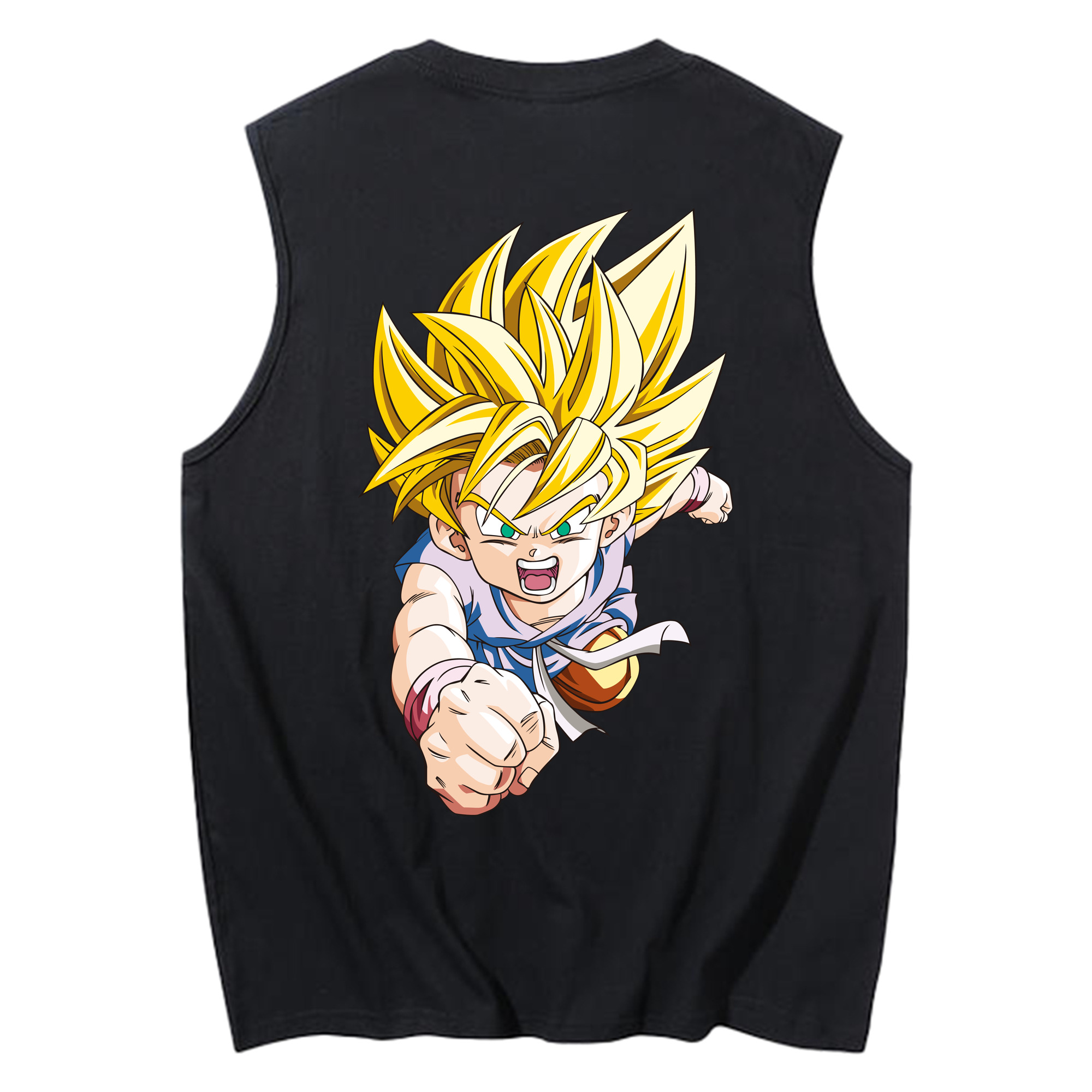 （画像用） ドラゴンボール ベジット DRAGON BALL Vegetto コットン100％タンクトップ（背面プリント）