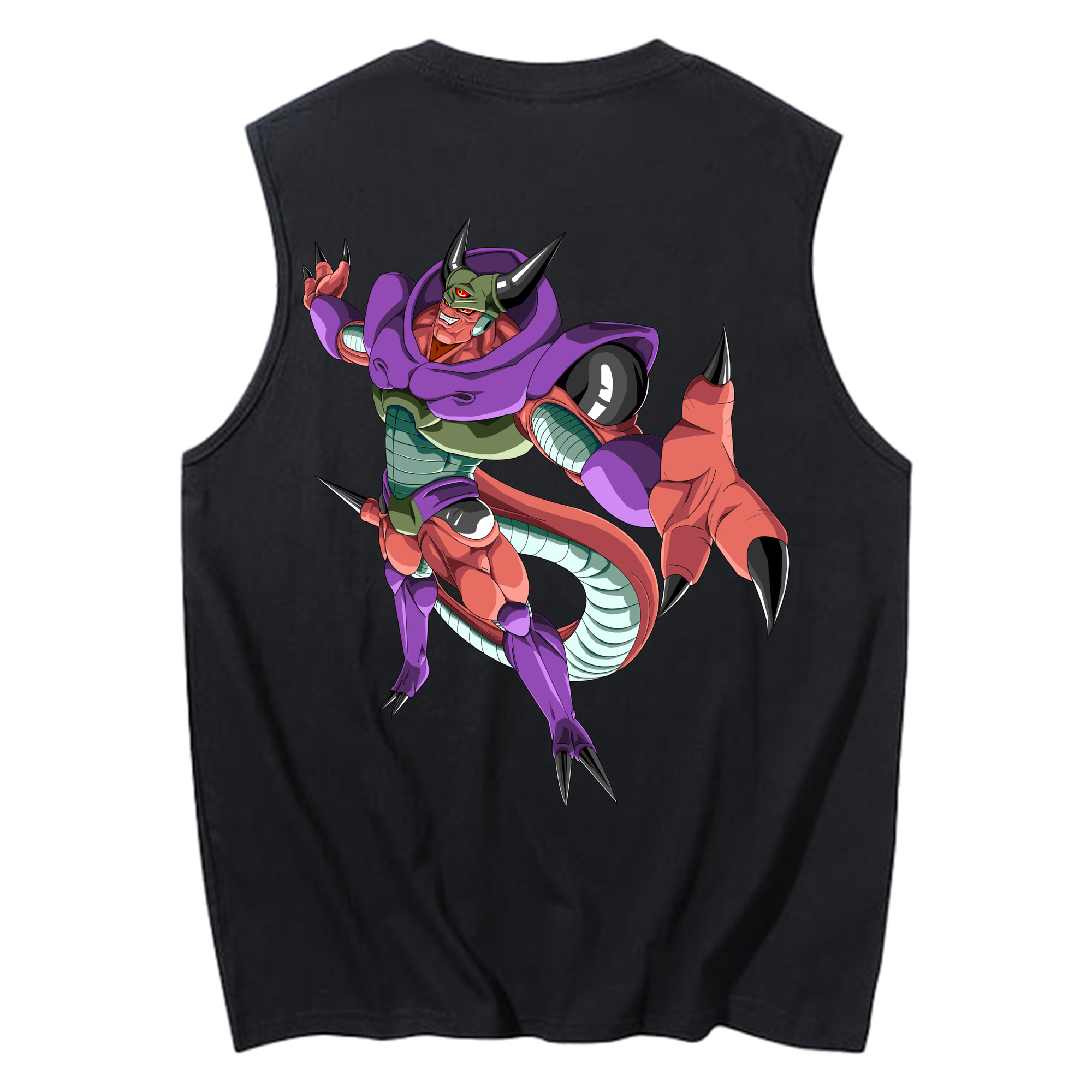 （画像用） ドラゴンボール ジャネンバ DRAGON BALL Janemba コットン100％タンクトップ（背面プリント）