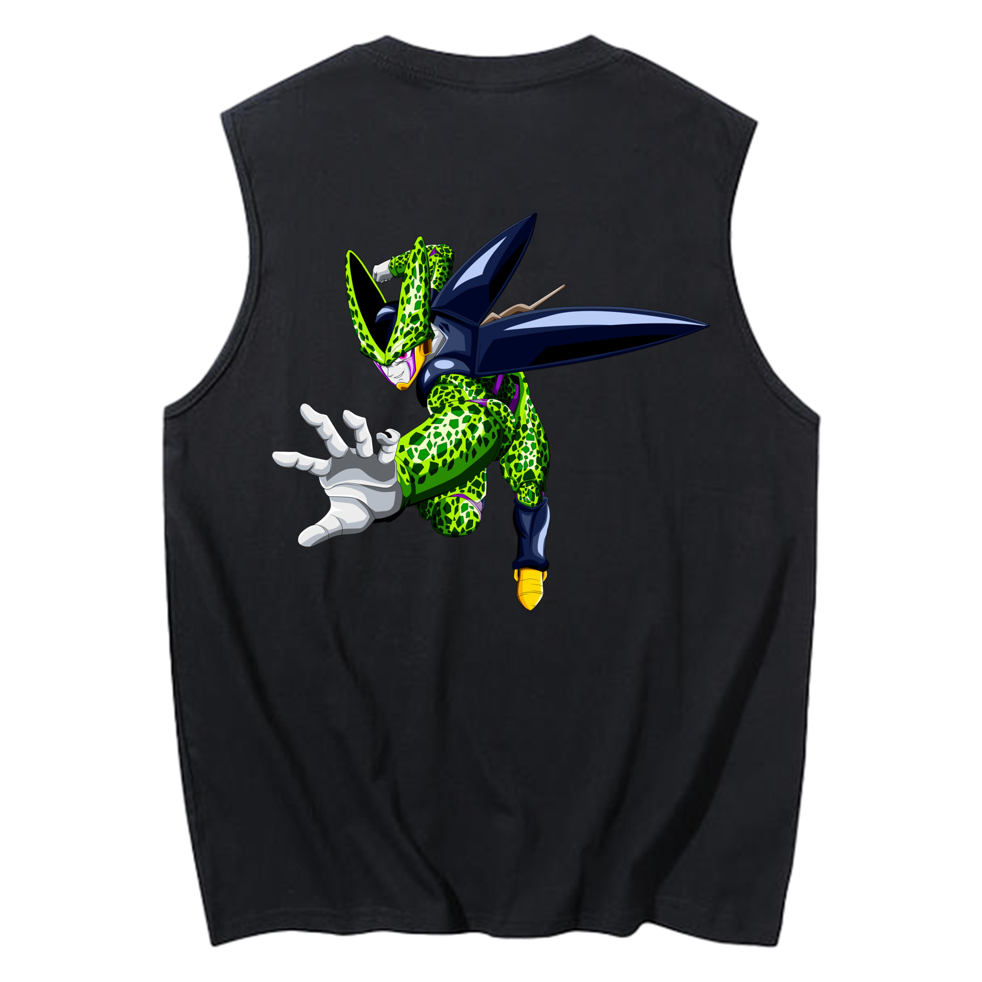 （画像用） ドラゴンボール セル DRAGON BALL Cell コットン100％タンクトップ（背面プリント）